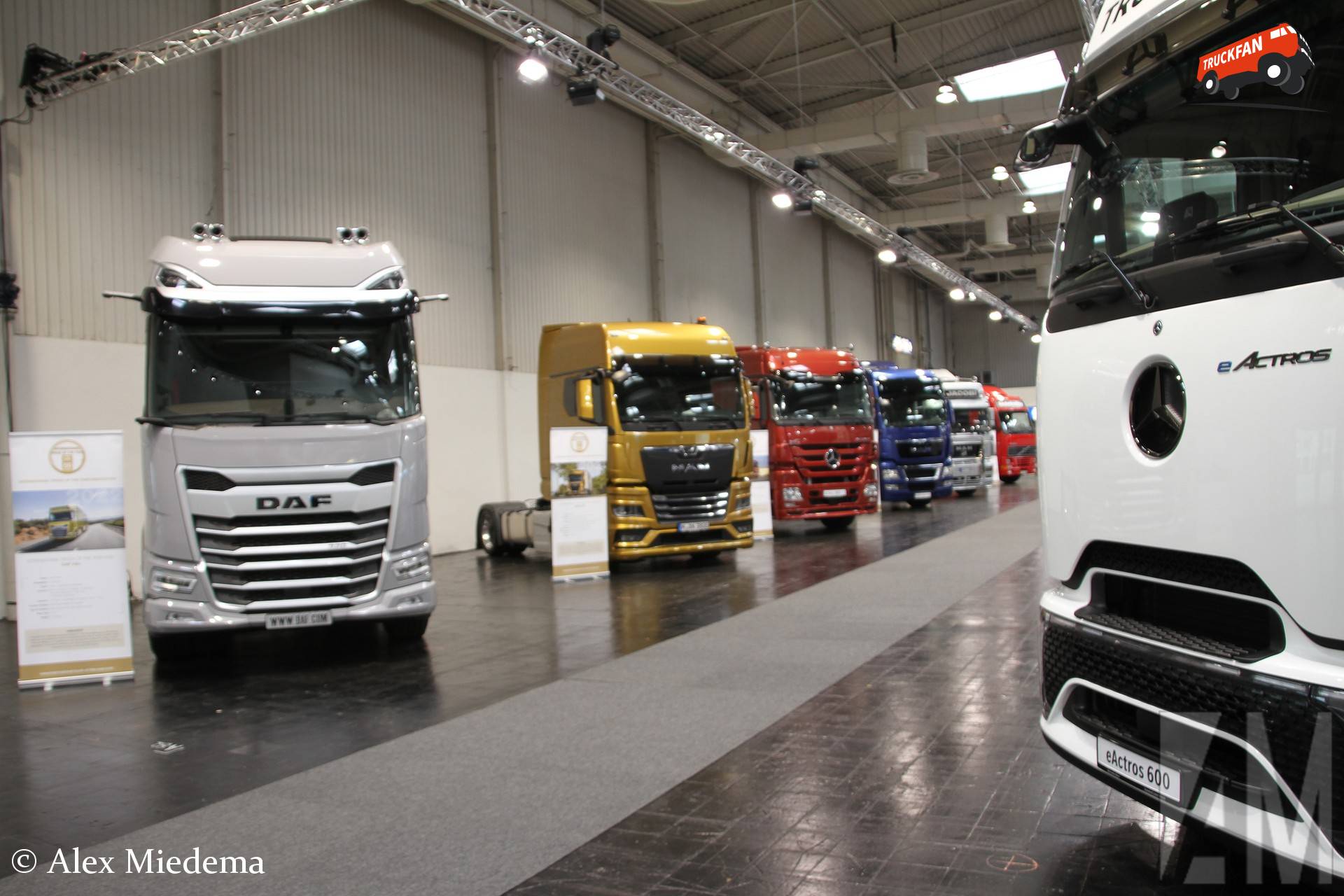 Tentoonstelling van Truck of the Year winnaars op IAA 2026