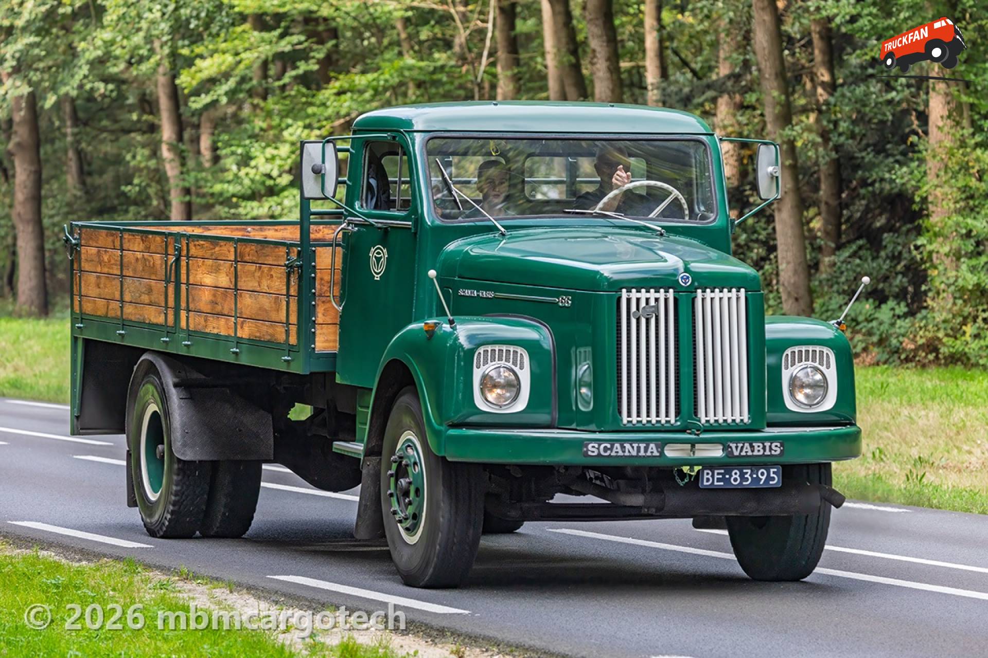 Scania L66 truck tijdens Najaarsrit OCV 2026