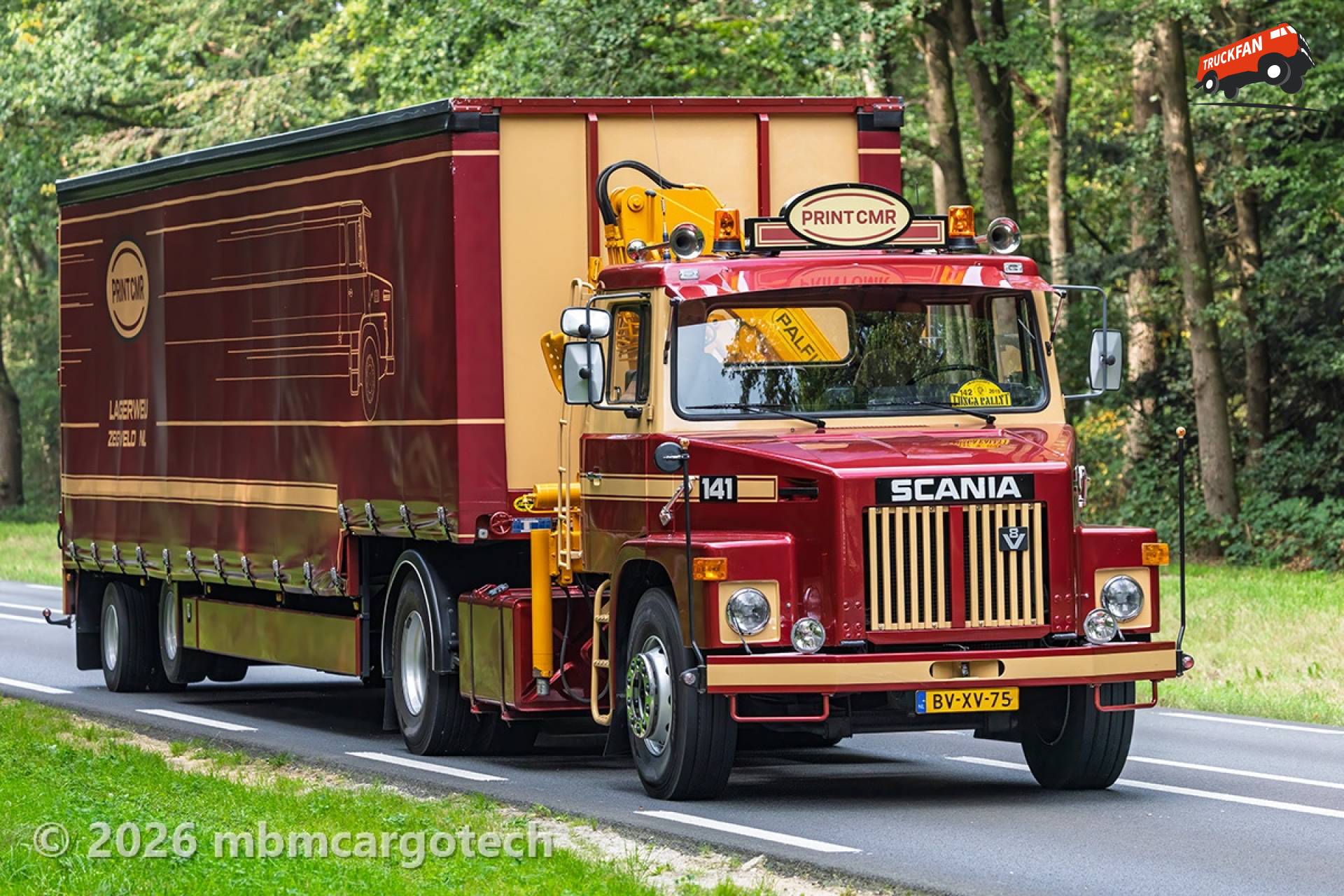 Scania L141 Truck tijdens Najaarsrit OCV 2026