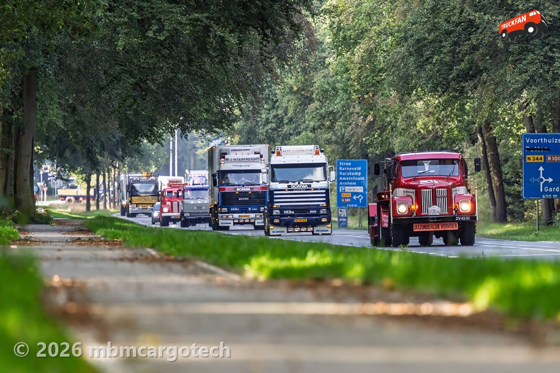 Diverse Scania, DAF en Volvo trucks
