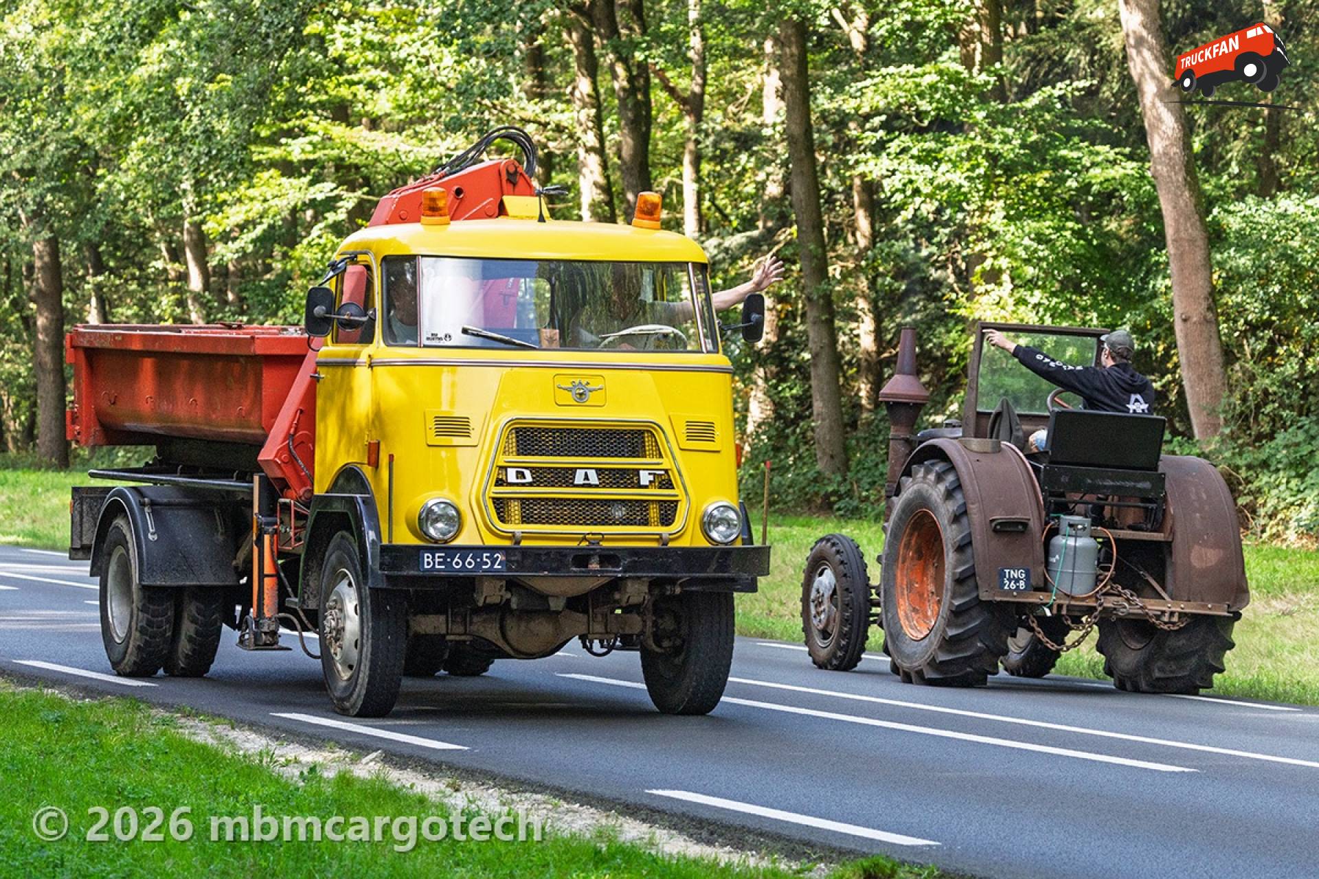 DAF V 1600 BB 425 tijdens de Najaarsrit van de OCV in 2026