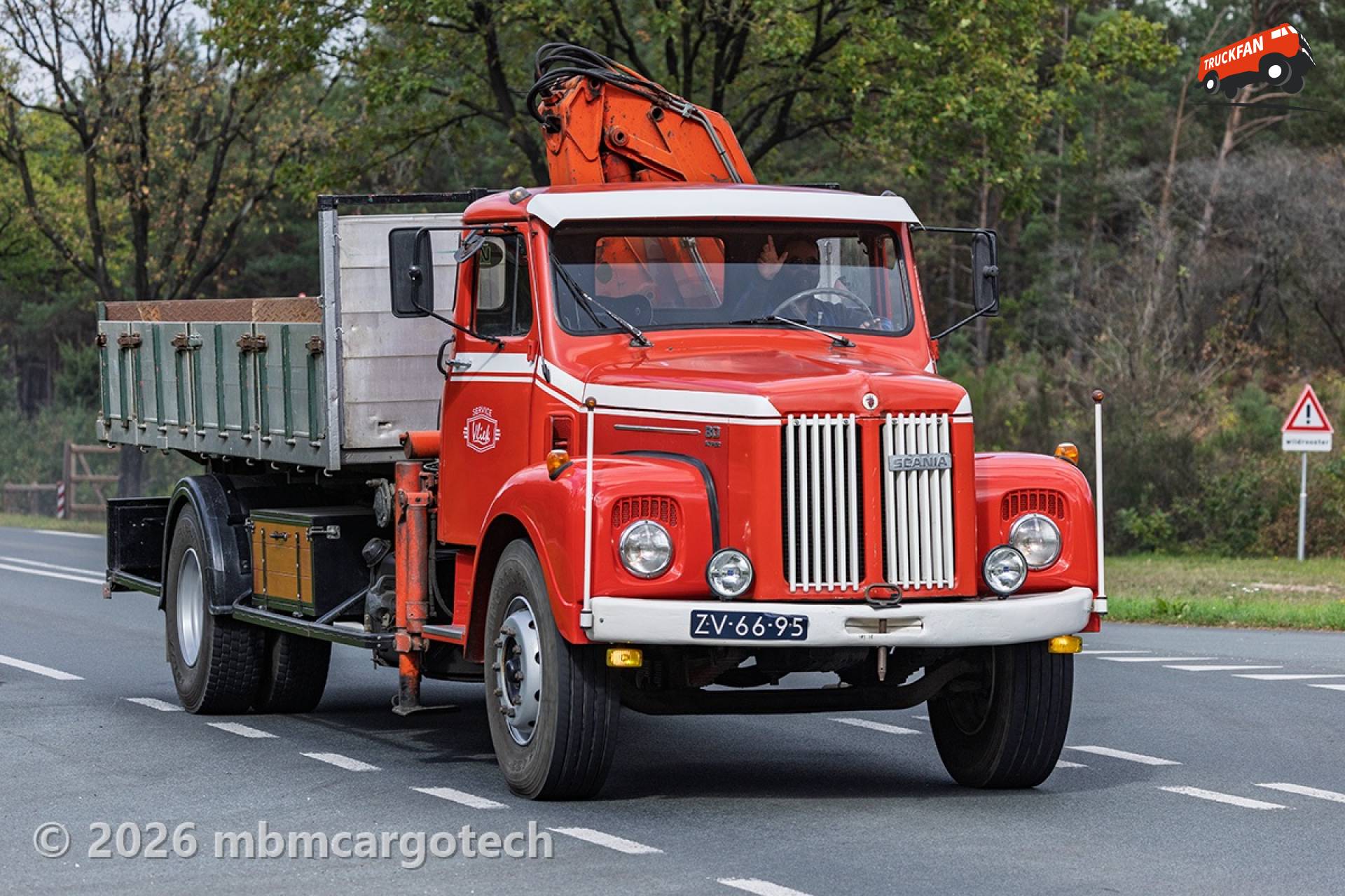 Scania L8054SAEK tijdens Najaarsrit OCV 2026