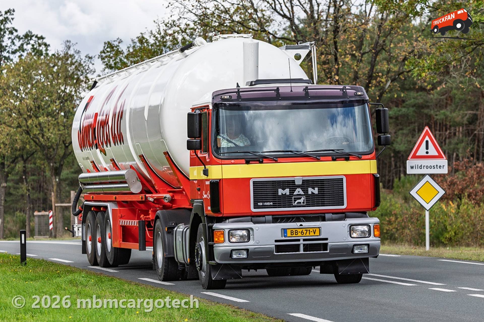 MAN F90 19.464 truck tijdens Najaarsrit OCV 2026