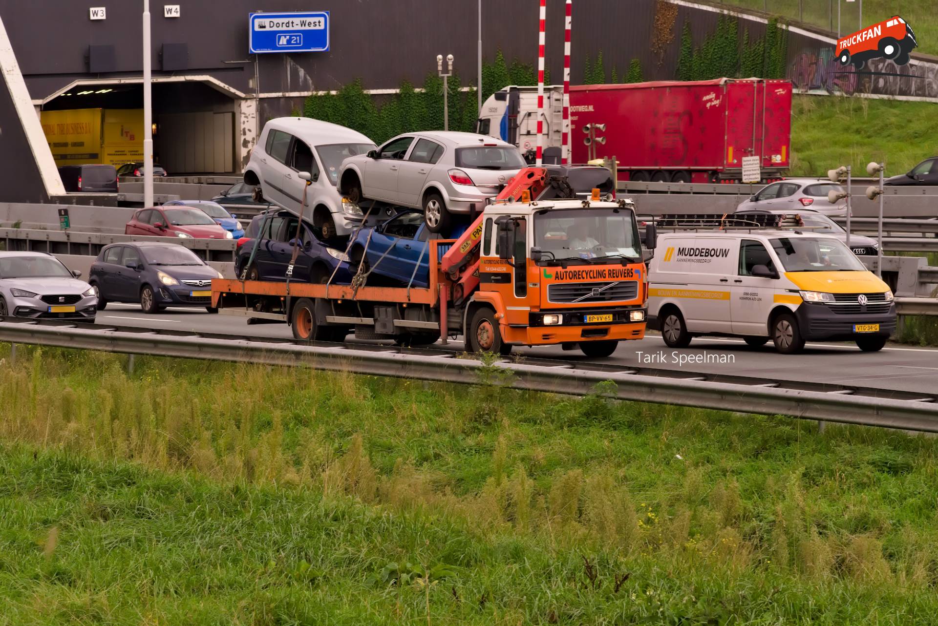 Volvo FL6 vrachtauto met kenteken BP-VV-65