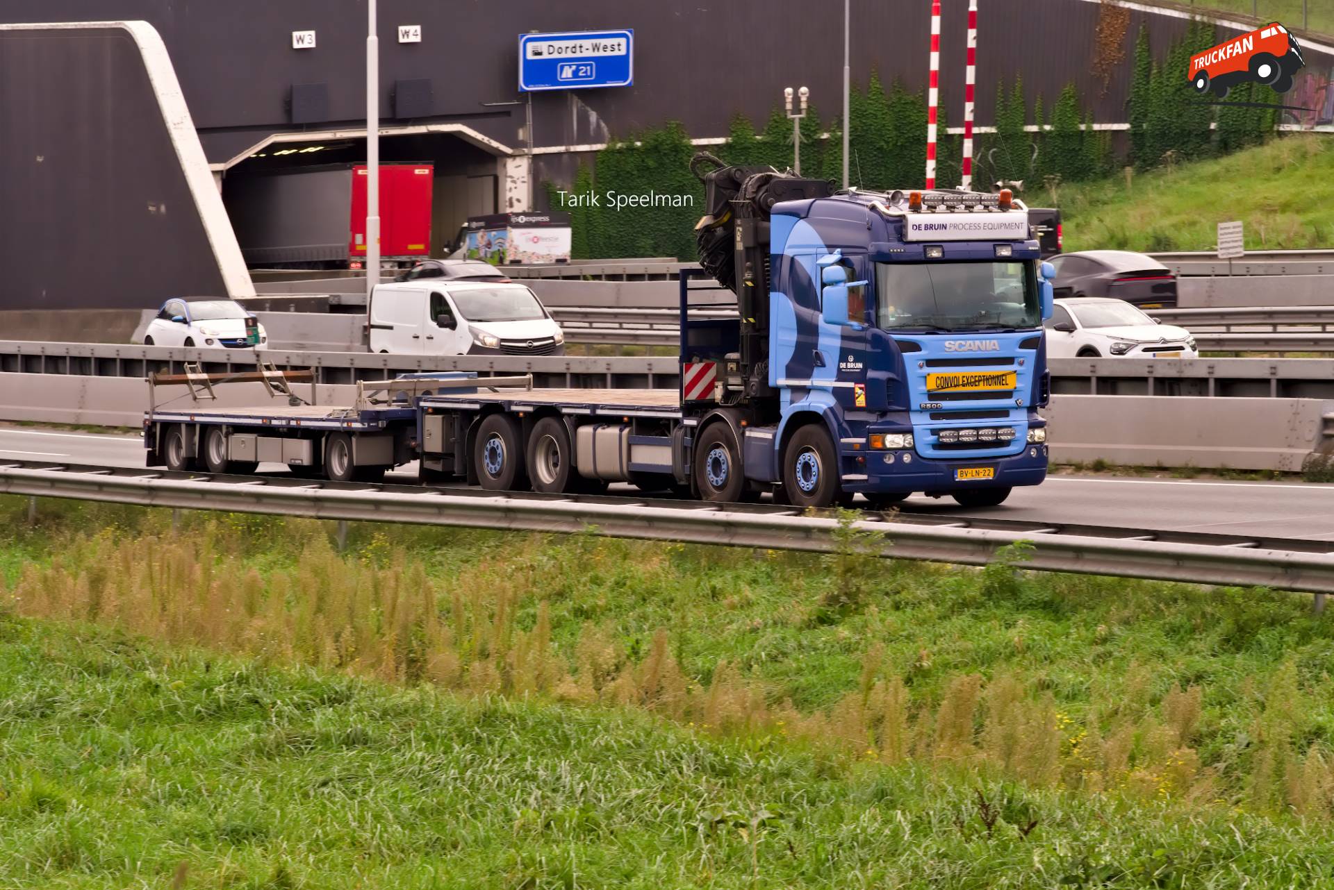 Scania R500 vrachtwagen met kenteken BV-LN-22