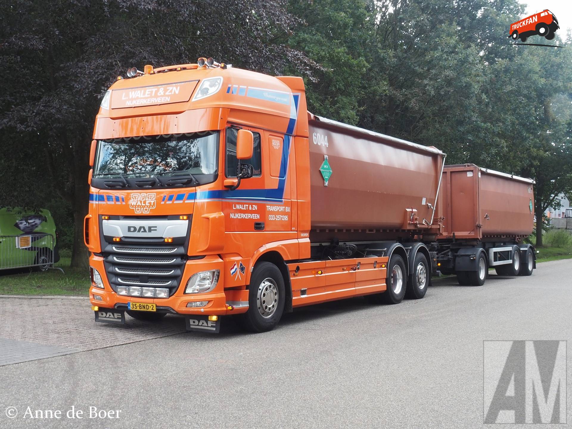 DAF XF Euro 6 vrachtwagen van Walet