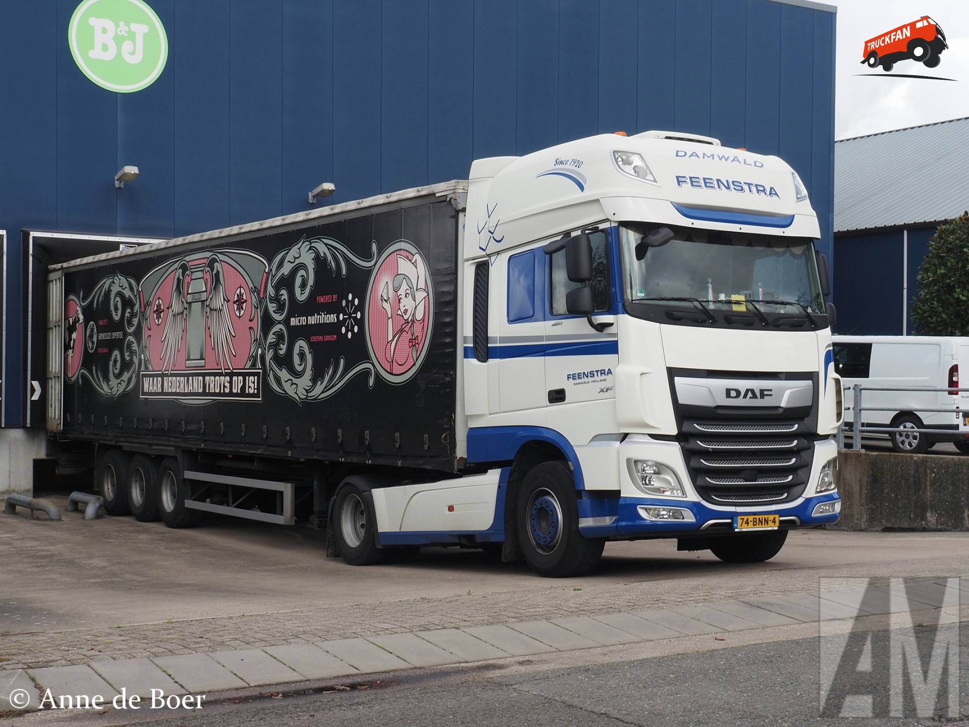 DAF XF Euro 6 vrachtwagen van Feenstra