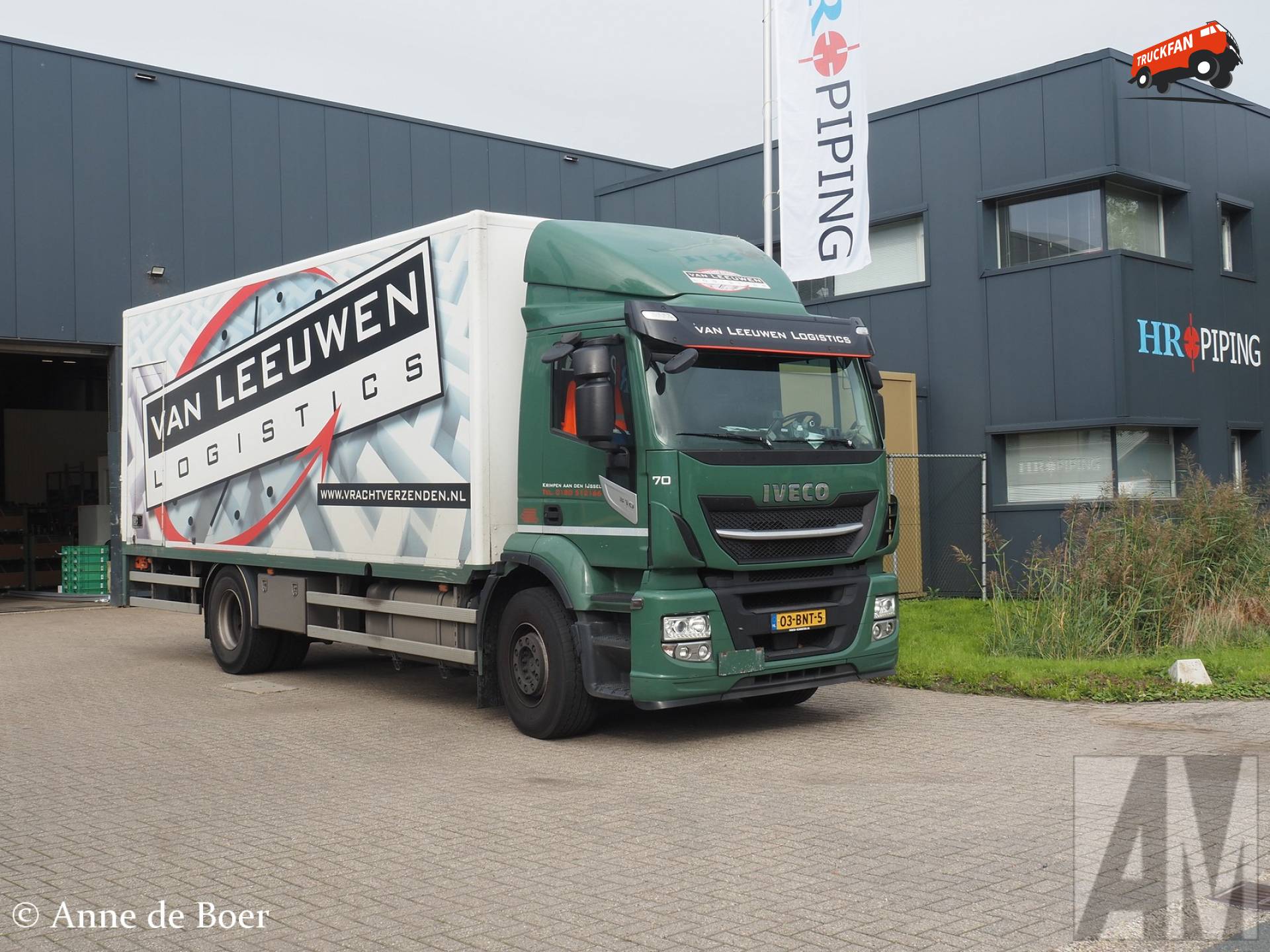 Iveco Stralis truck van Van Leeuwen Logistics