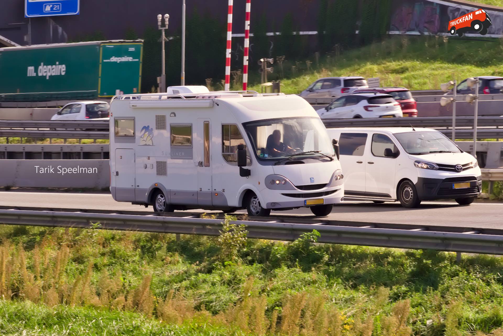 Knaus Sunliner camper op A16