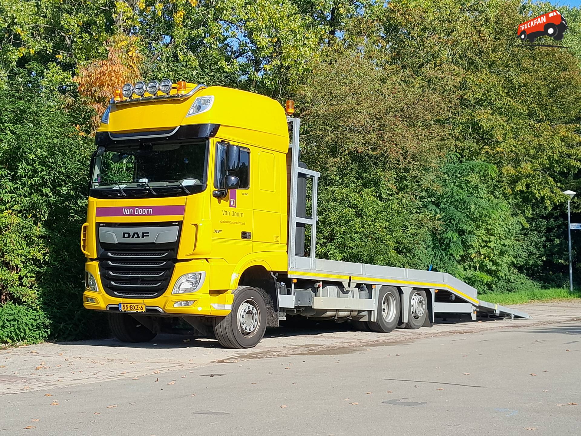 DAF XF106 oprijwagen van Van Doorn Geldermalsen