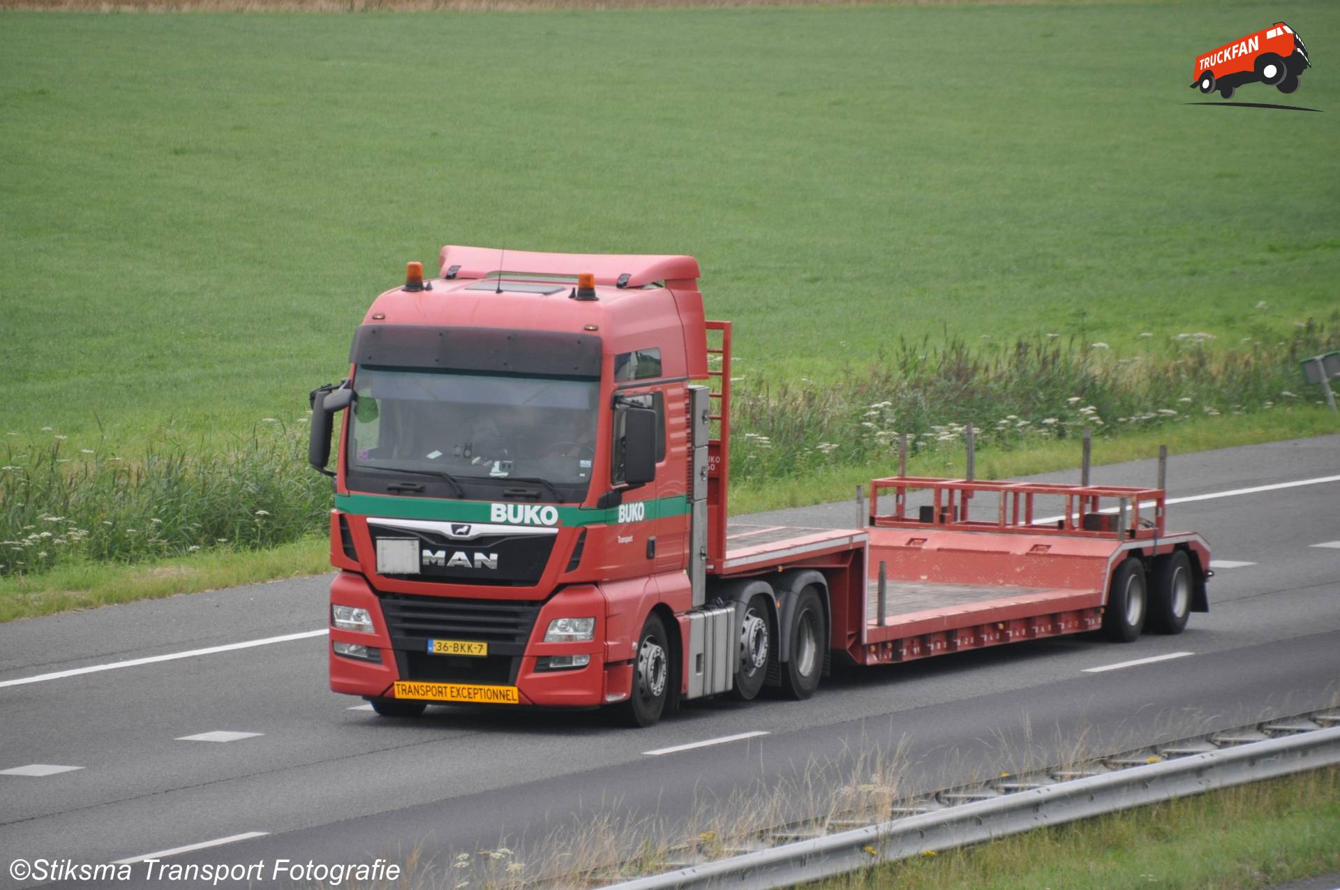 MAN TGX vrachtwagen van Buko Transport B.V.