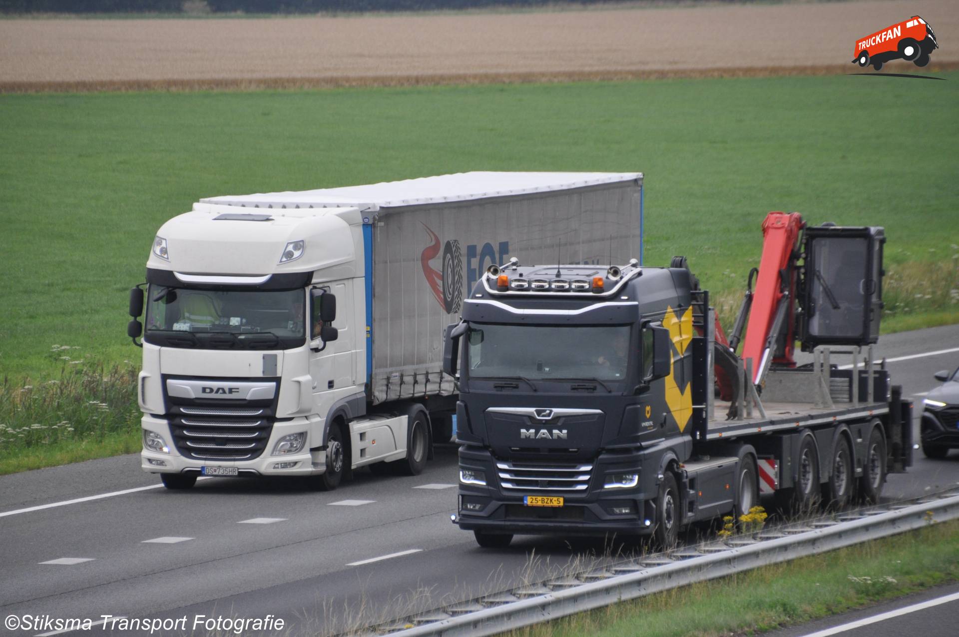 DAF XF Euro 6 en MAN TGX vrachtwagens