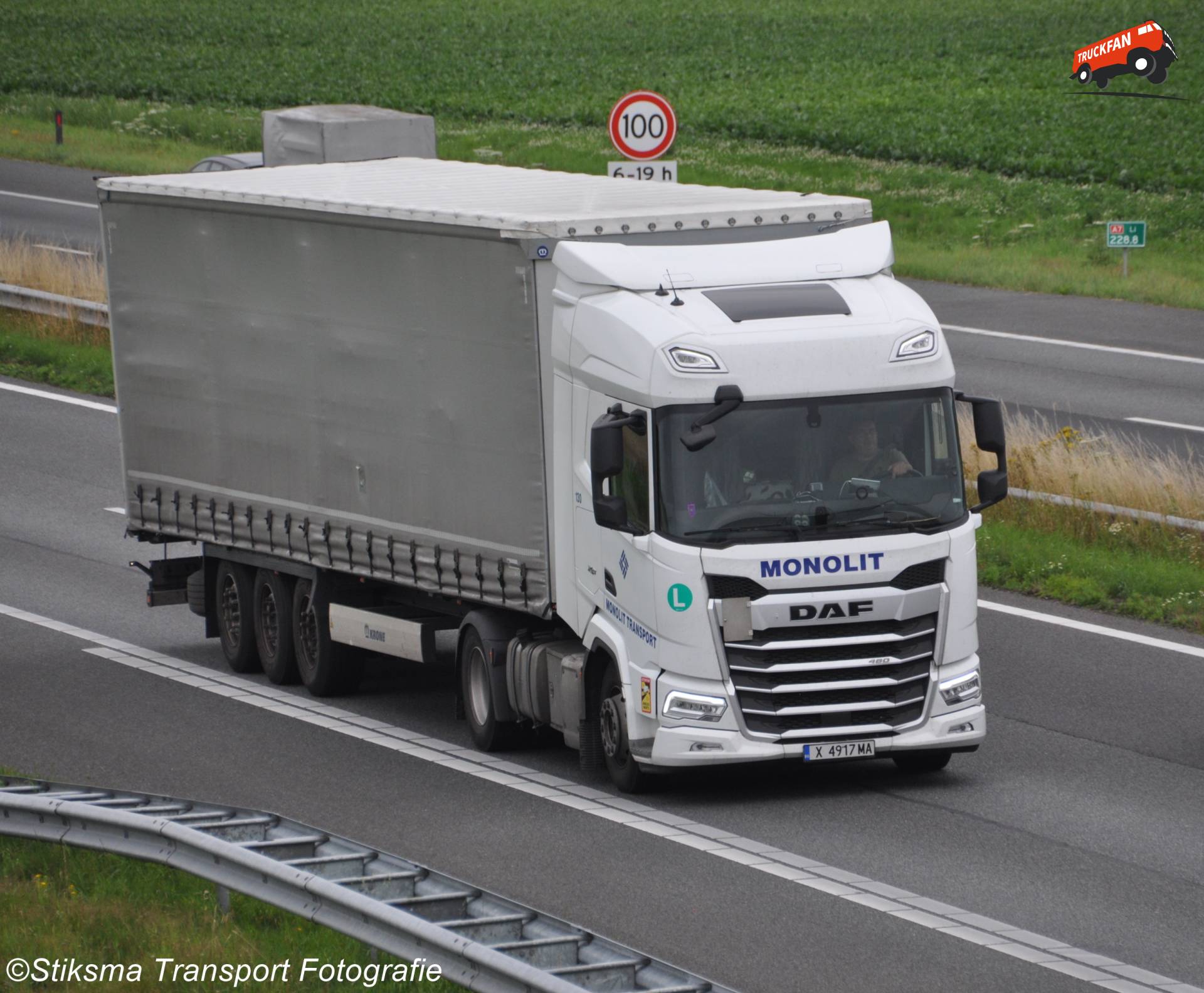 DAF XG truck van Monolitsoort Transport