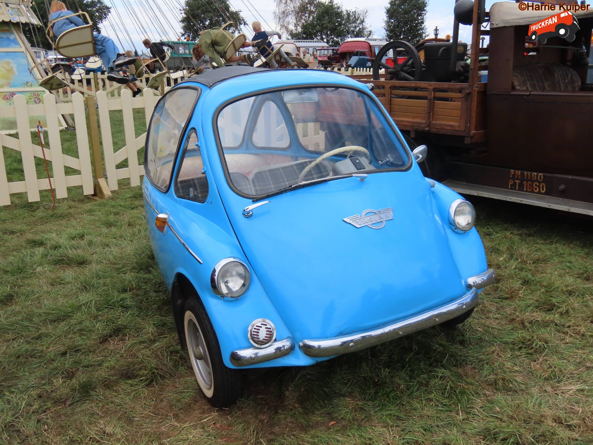 Trojan machine op 36e oldtimer festival Weelde