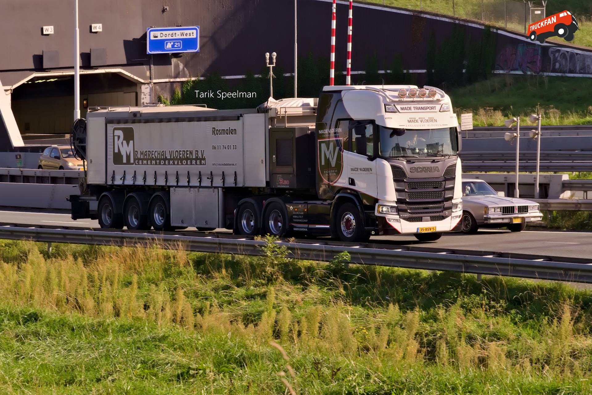 Scania R580 vrachtwagen met kenteken 35-BSV-5