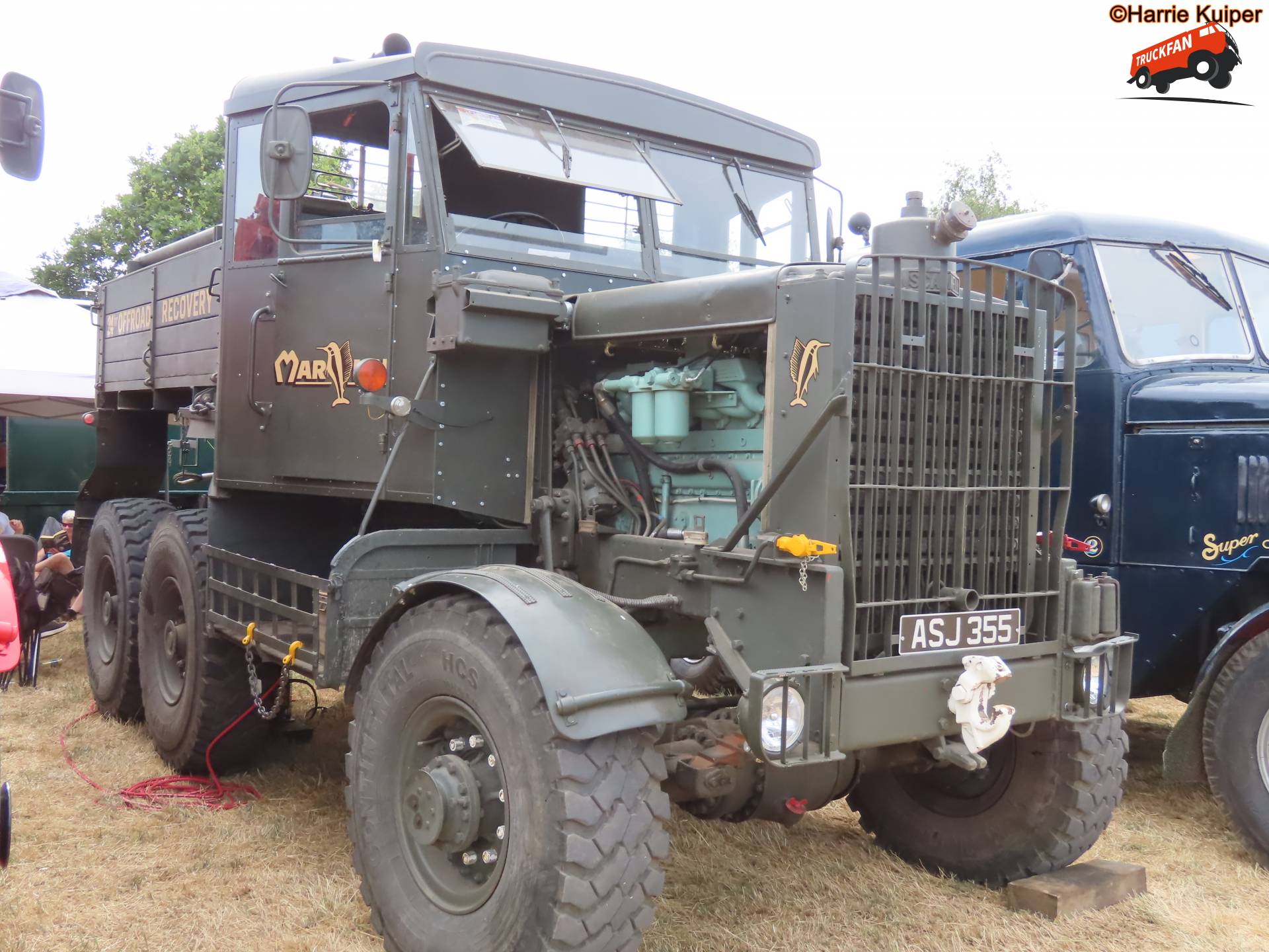 Vintage Scammell Explorer op de Welland Steam Rally