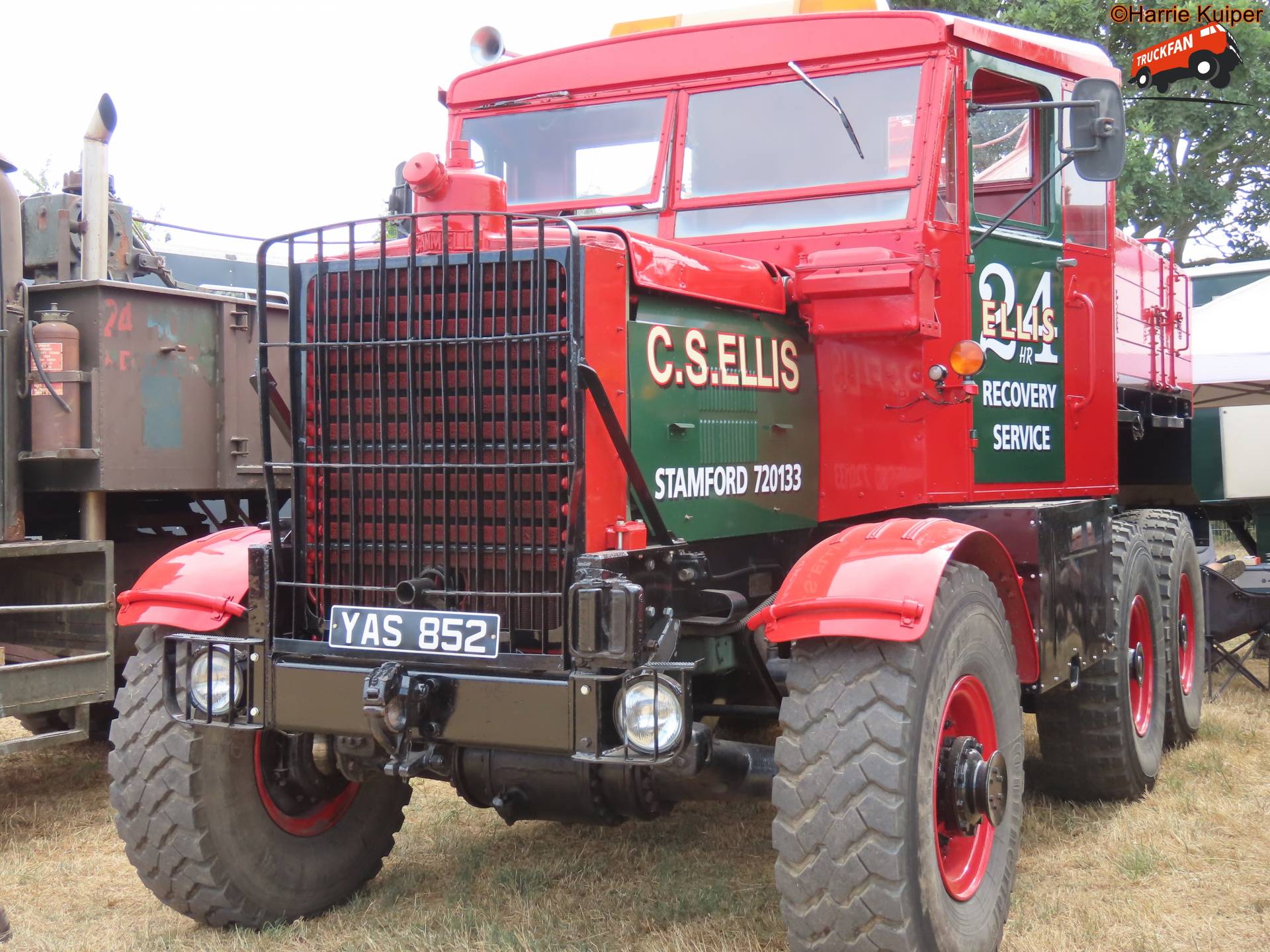 Scammell Explorer bij Welland Steam Rally 2026