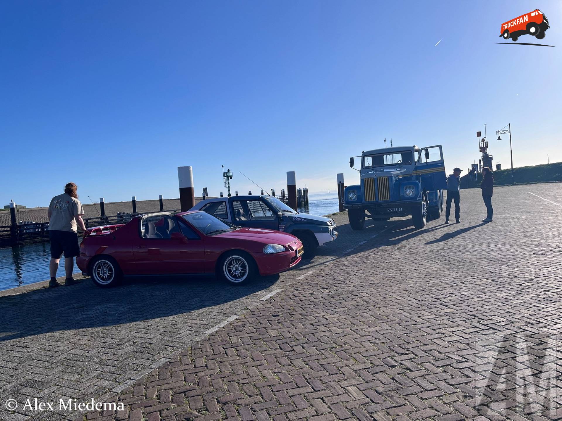 Honda CRX Del Sol 1994 bij Meet and Greet Oldtimers Texel