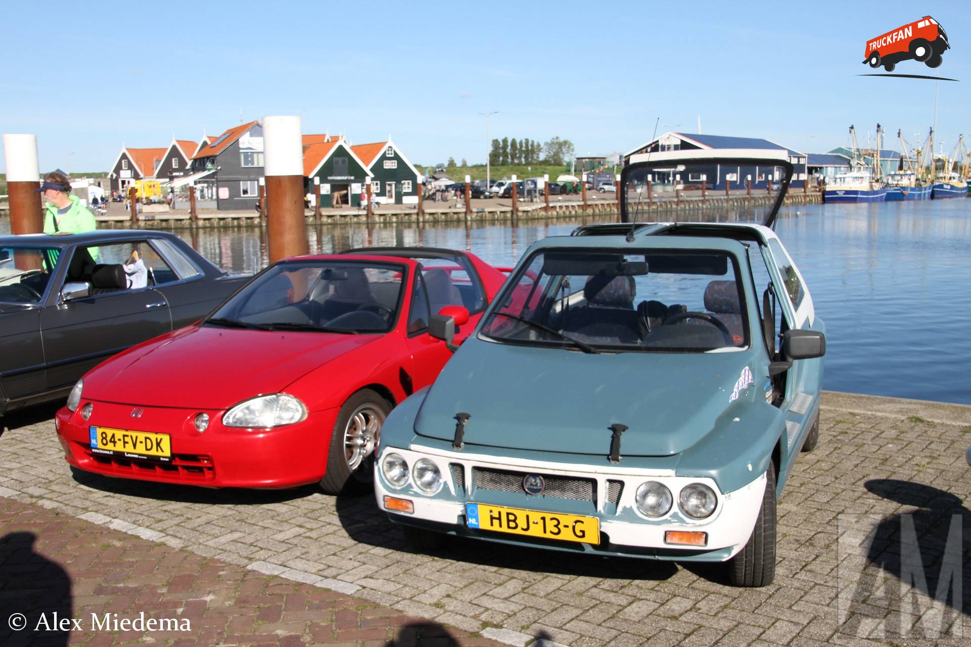 Honda CRX Del Sol uit 1994 en Mega Club uit 1995