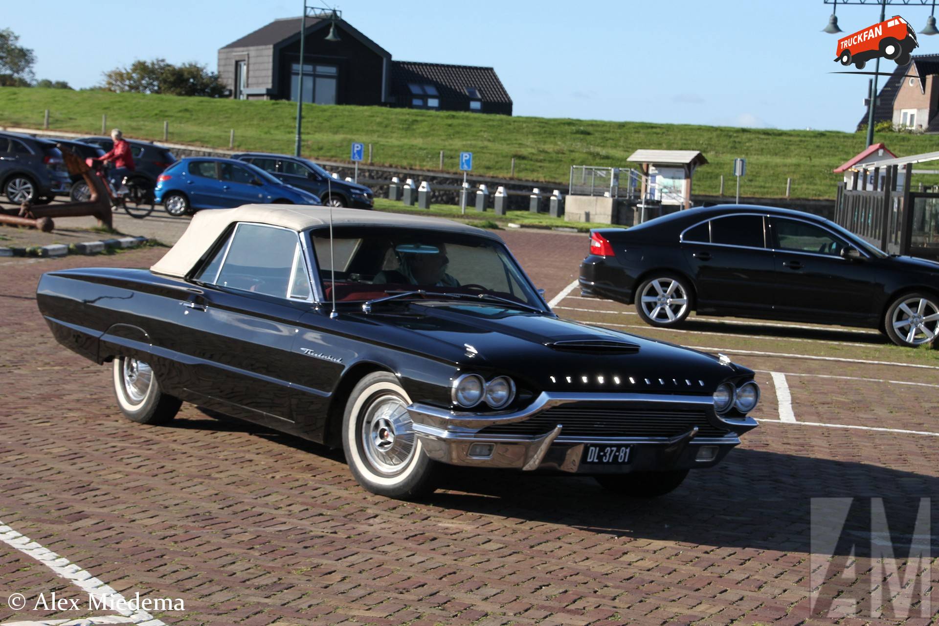Ford Thunderbird 1964 in haven Oudeschild