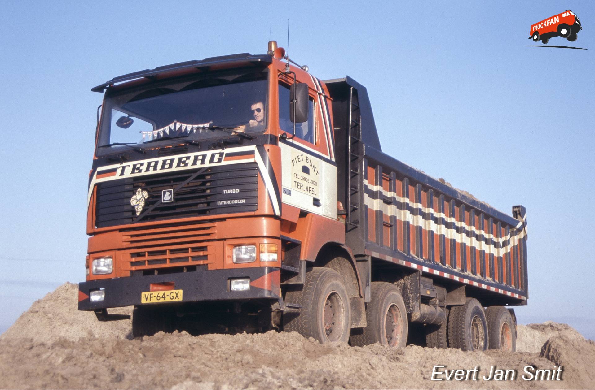 Terberg F2000 truck from Piet Bunt Transport Company