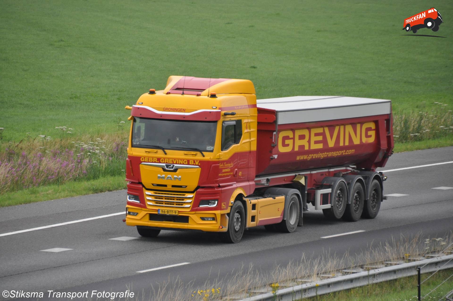 MAN TGX Kipper Transport Gebr. Greving