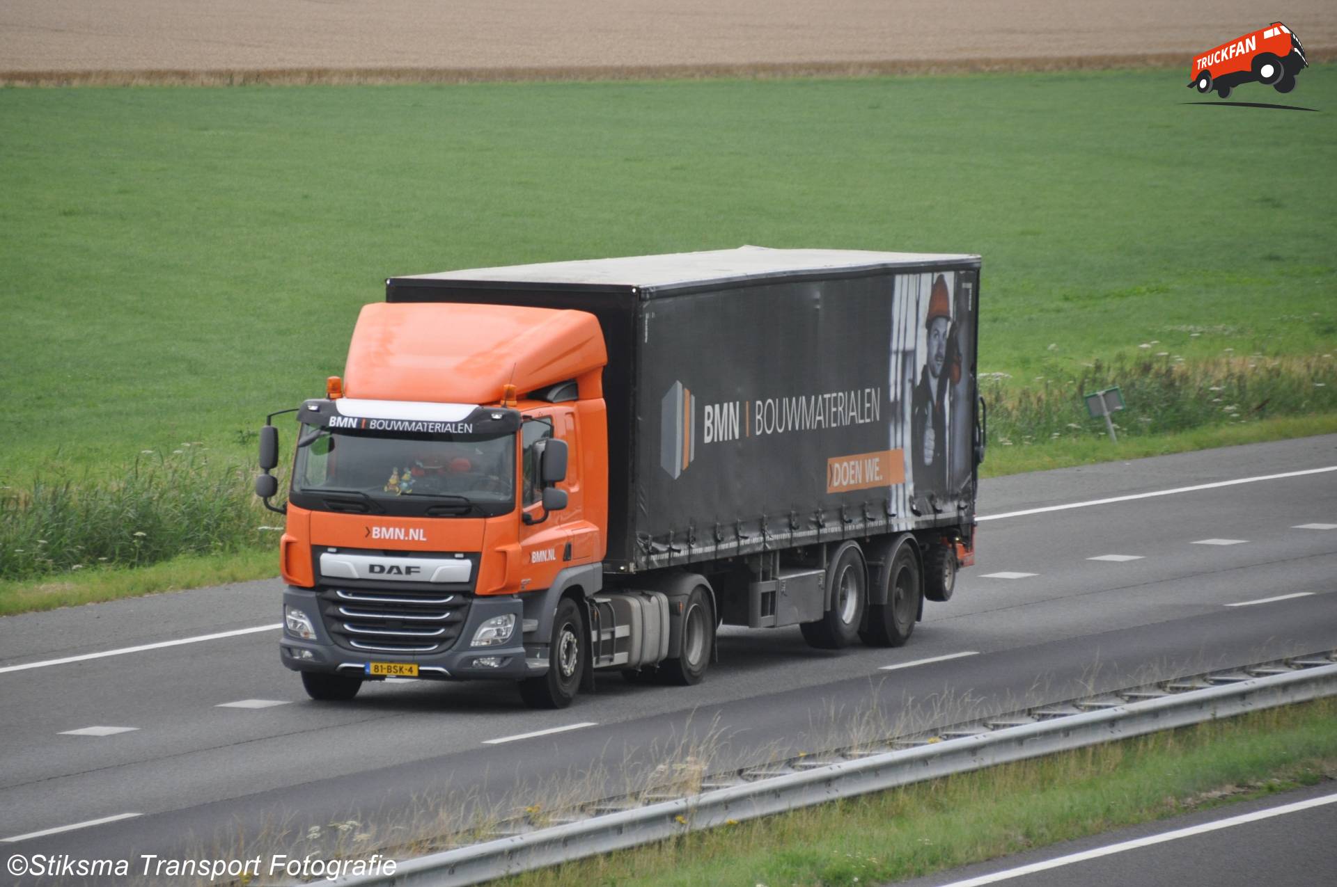 DAF CF Euro 6 vrachtwagen van BMN Bouwmaterialen