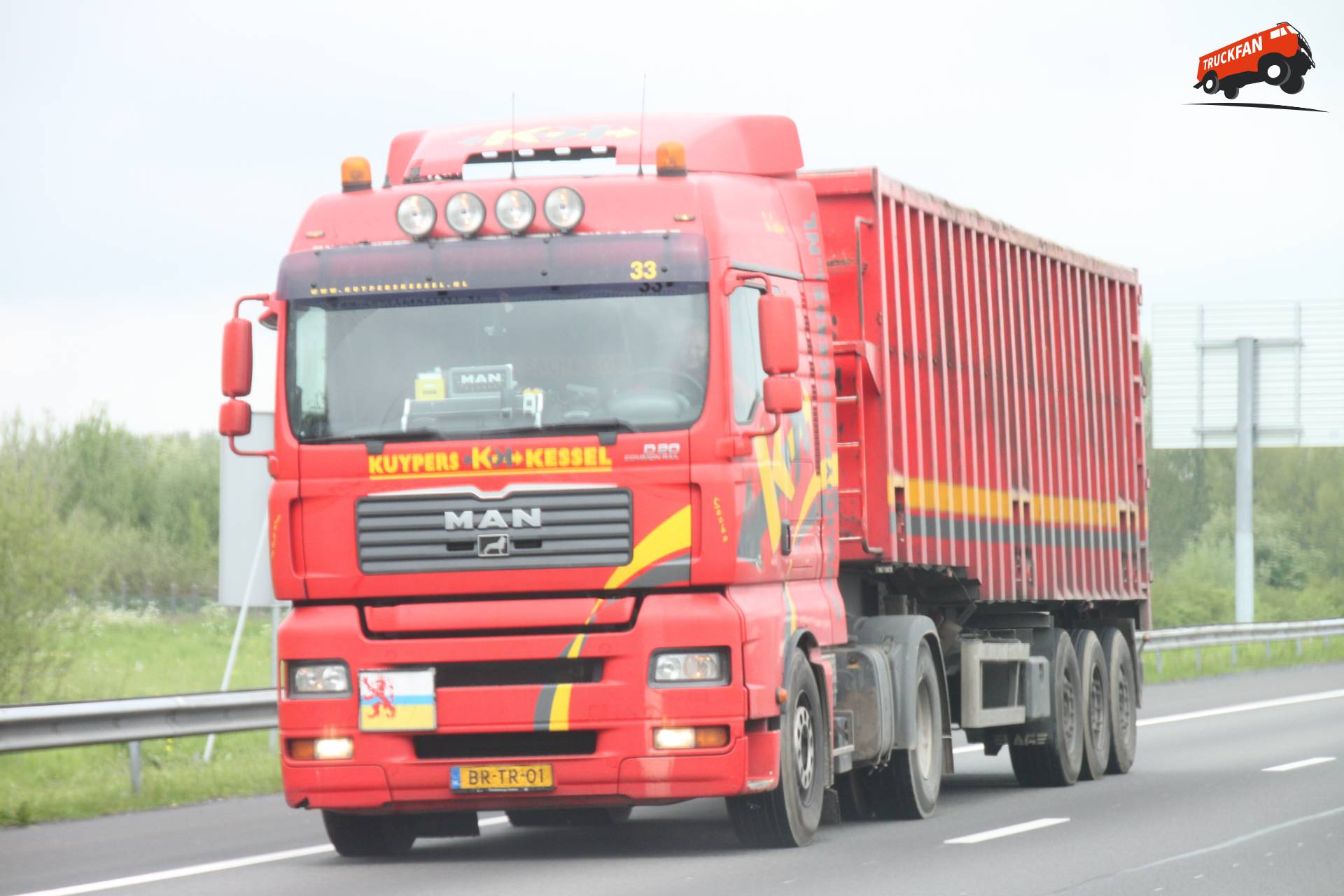 MAN TGA vrachtwagen van Kuypers