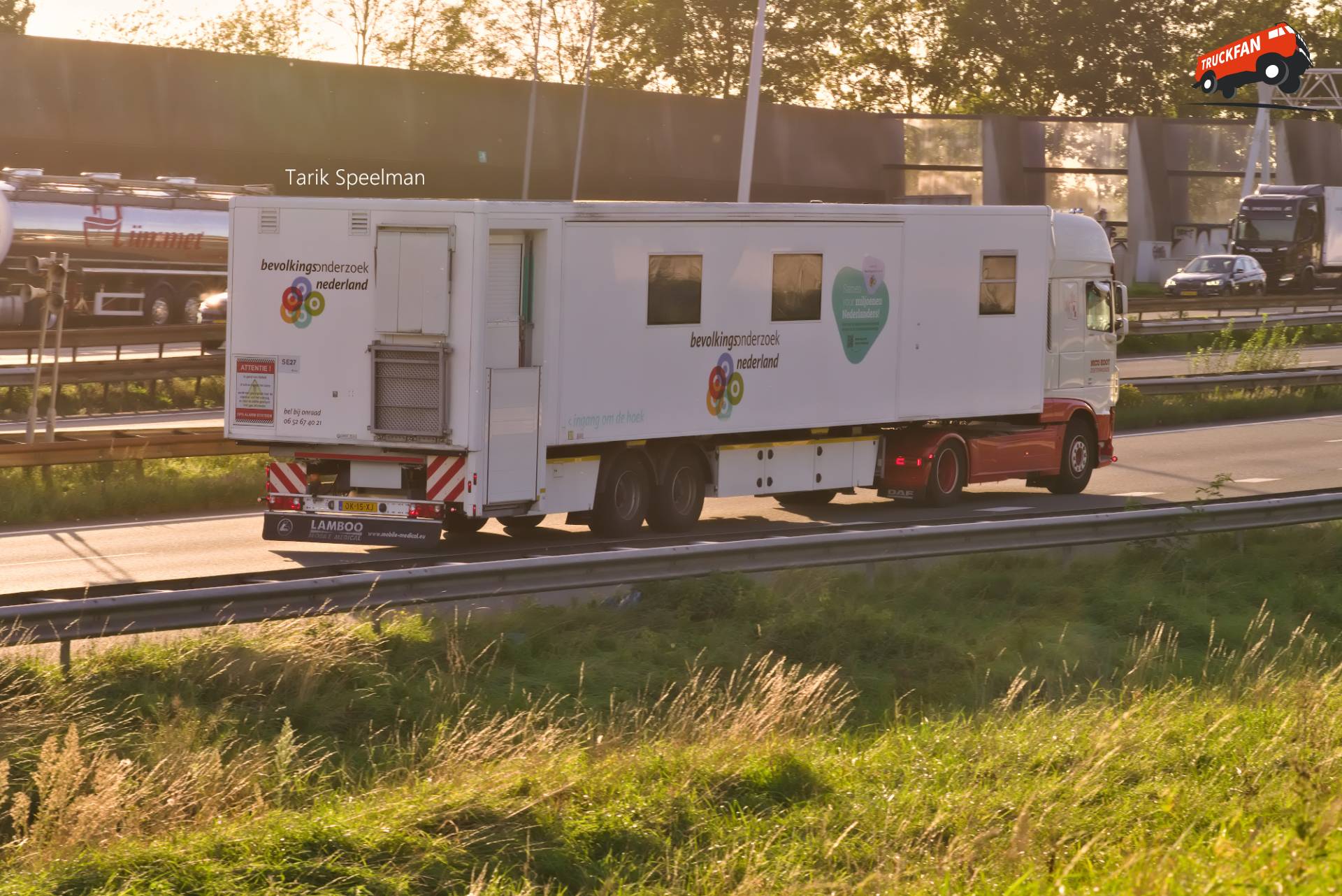 DAF XF Euro 6 truck with Lamboo Carrosserie