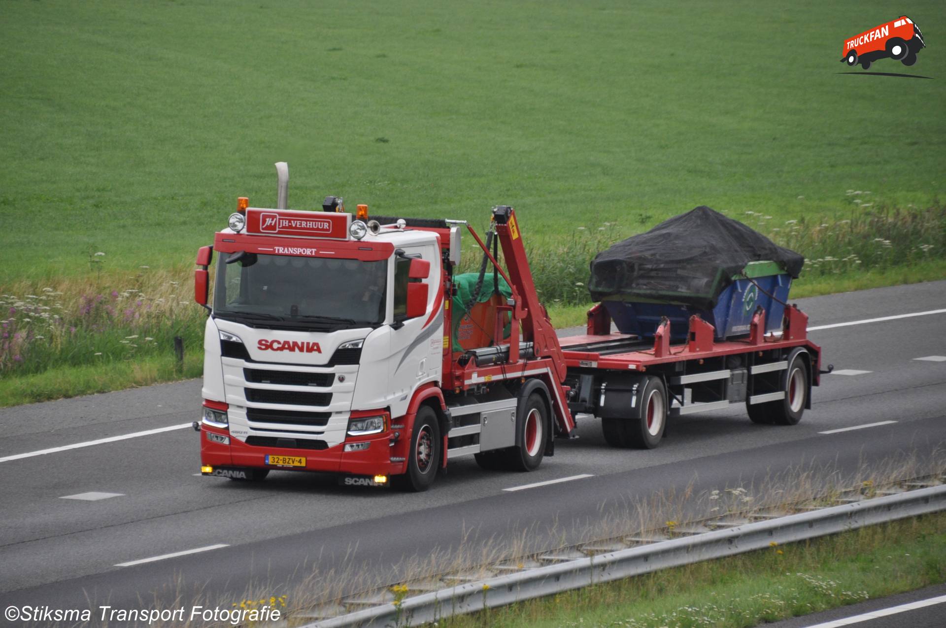 Scania R460 vrachtwagen van JH-Verhuur
