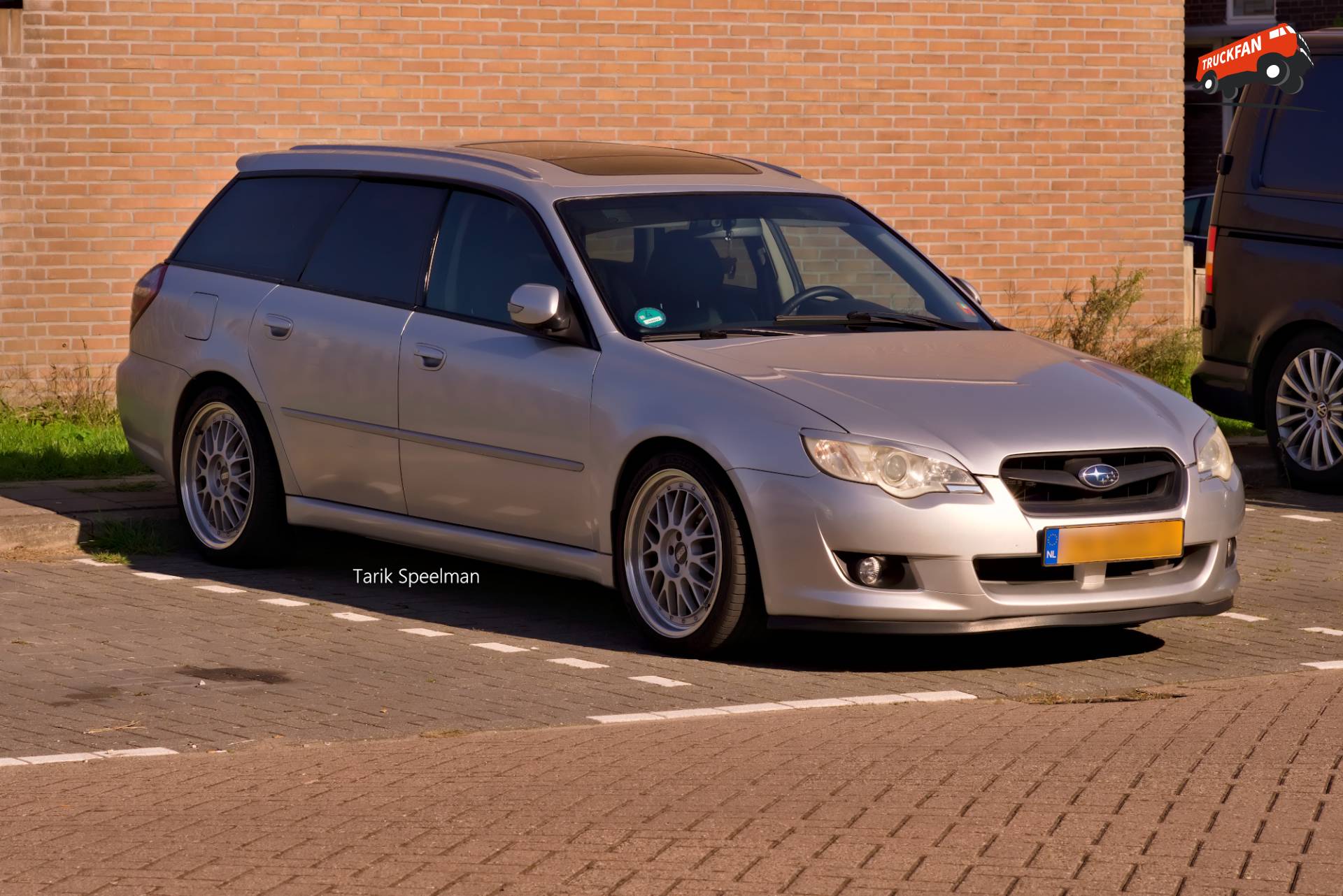Subaru Legacy met BBS-velgen