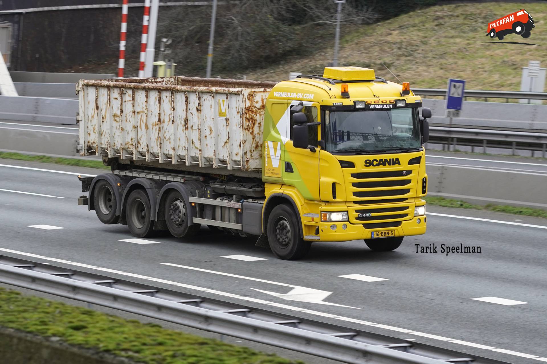 Scania G440 vrachtwagen met kenteken 16-BBN-5