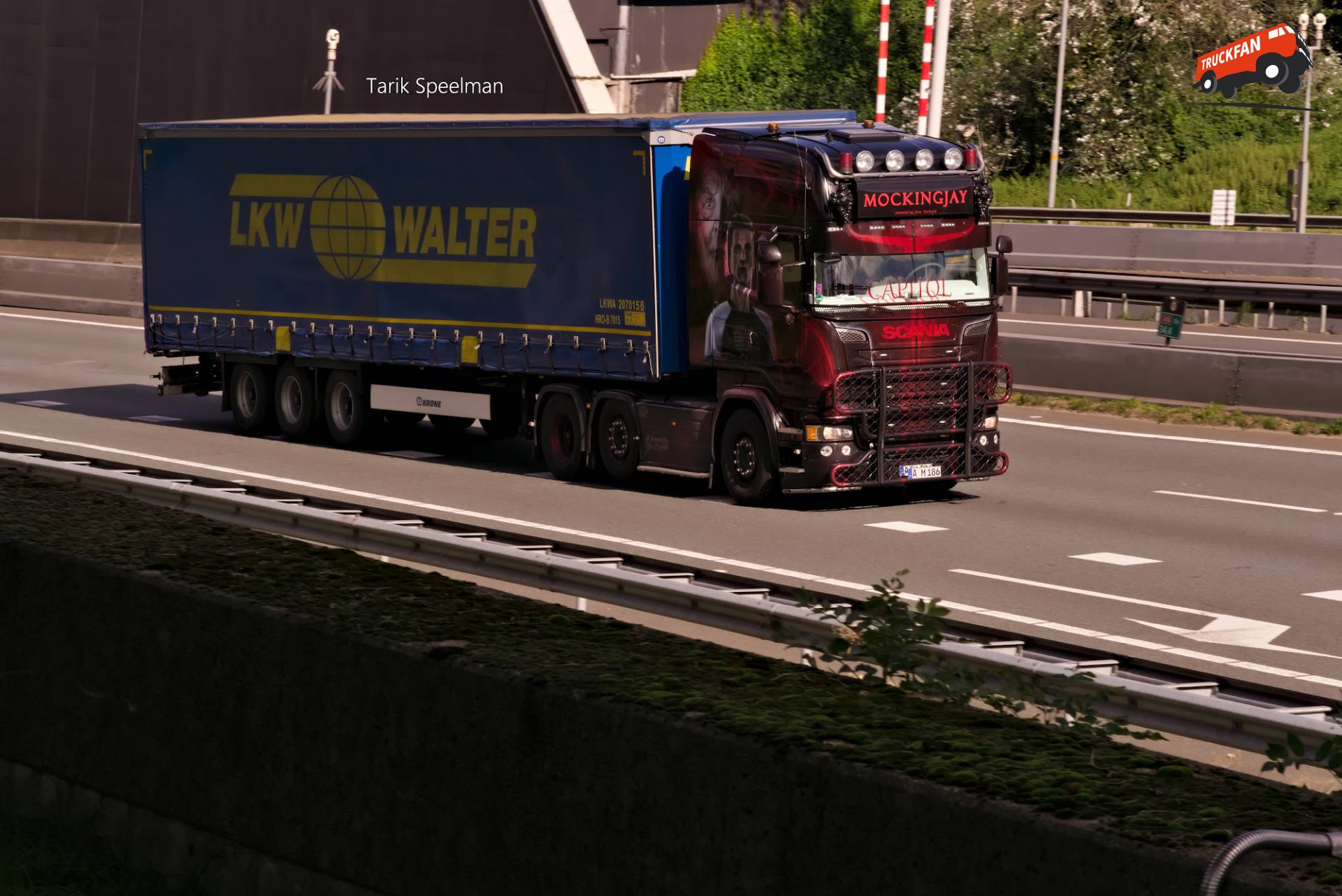 Scania R500 vrachtwagen met kenteken A M 186