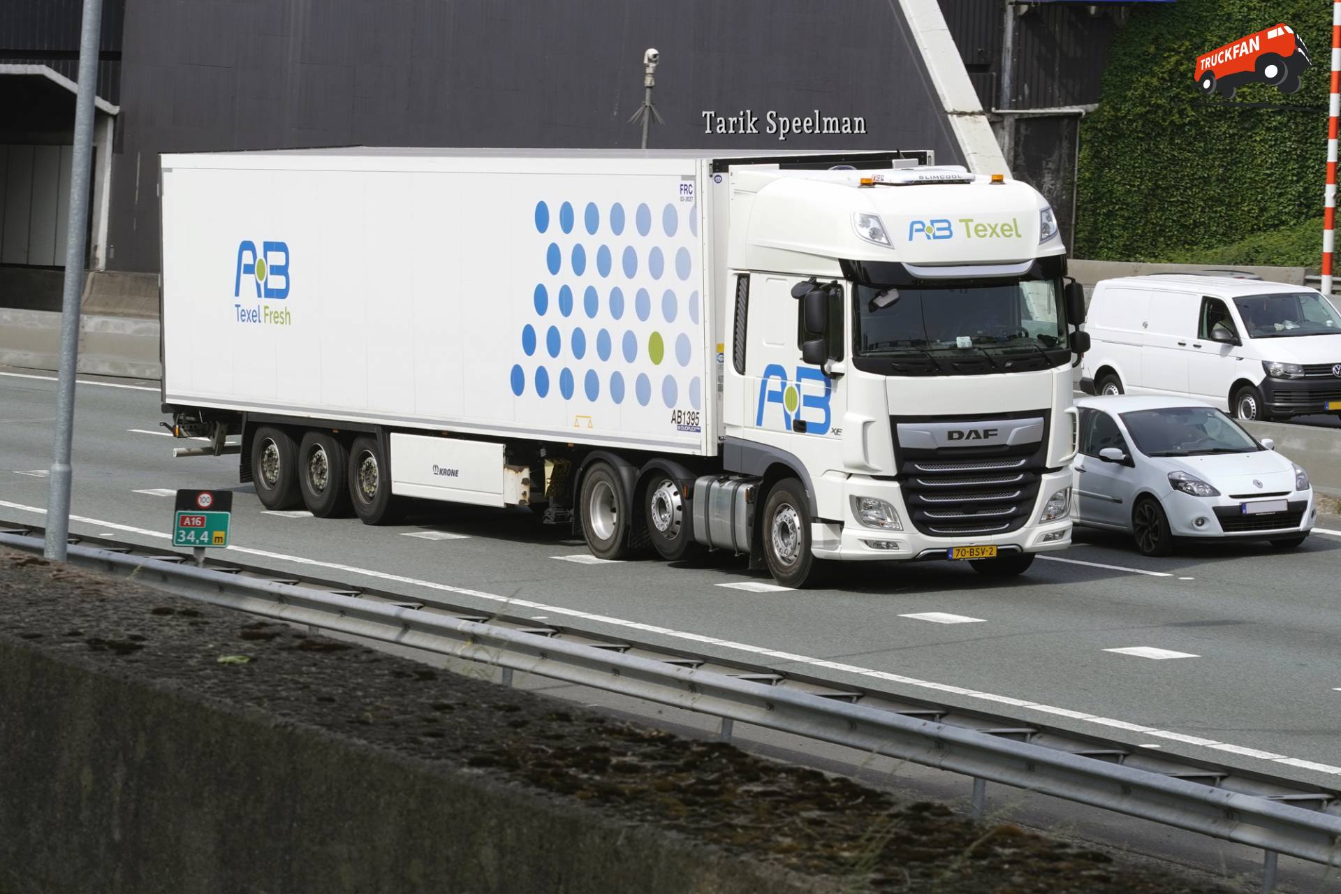 DAF XF Euro 6 vrachtwagen met kenteken 70-BSV-2