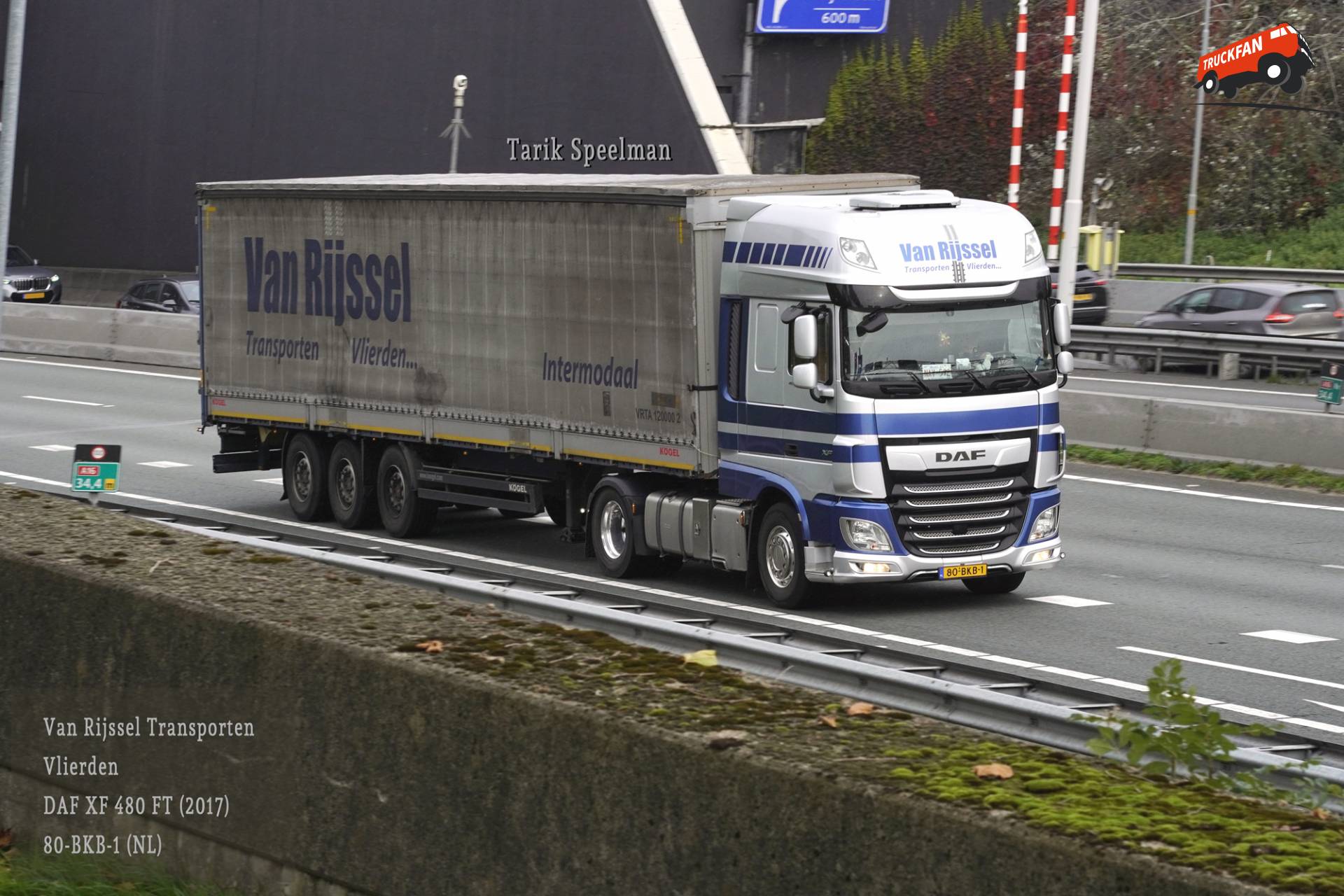 DAF XF Euro 6 vrachtwagen met kenteken 80-BKB-1