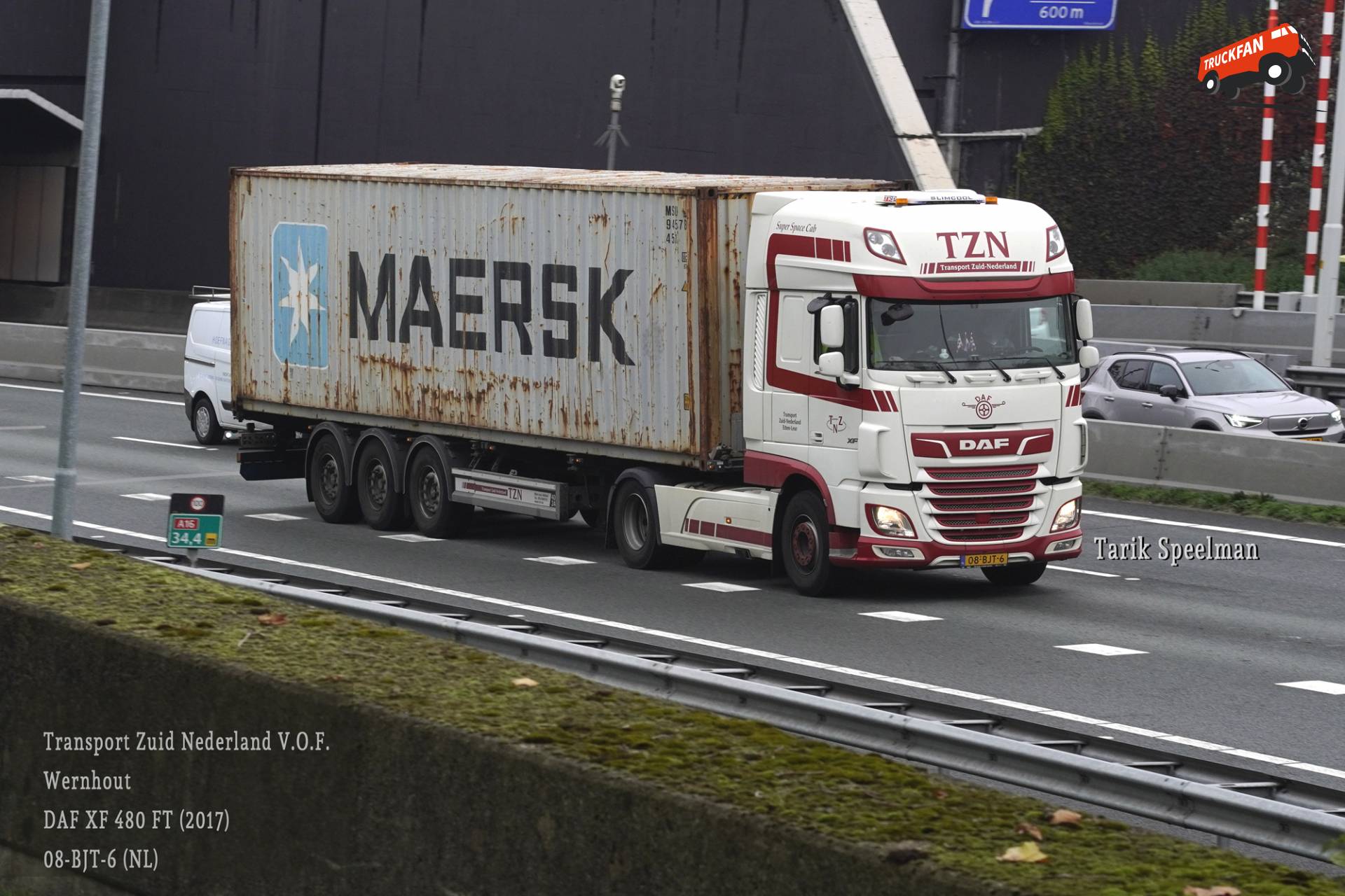 DAF XF Euro 6 vrachtwagen met kenteken 08-BJT-6