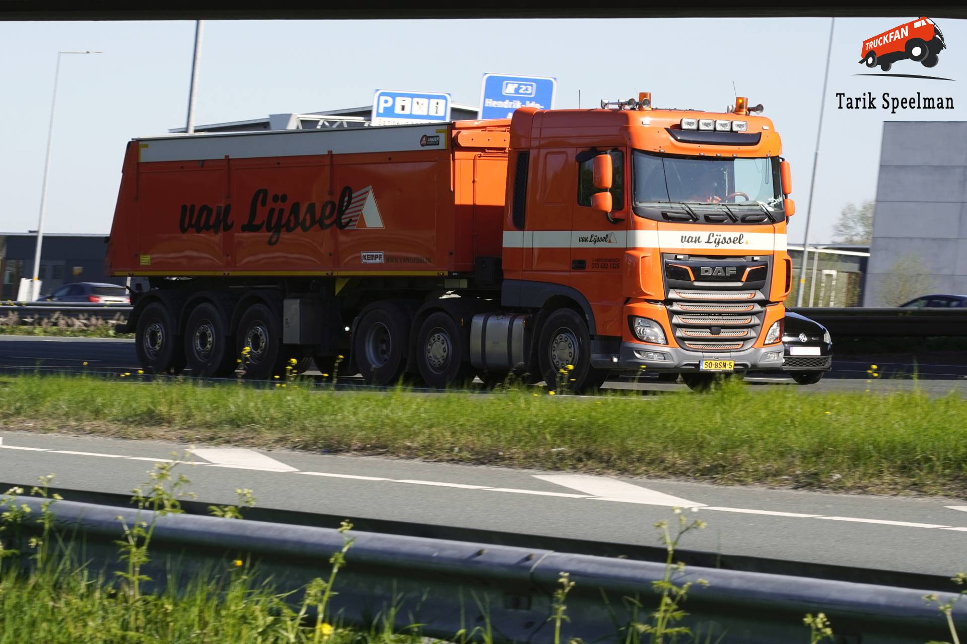 DAF XF Euro 6 kipper vrachtwagen van Van Lijssel