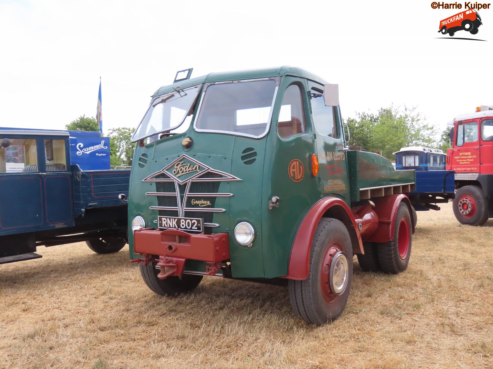 Vrachtwagen Foden op Welland Steam Rally 2026