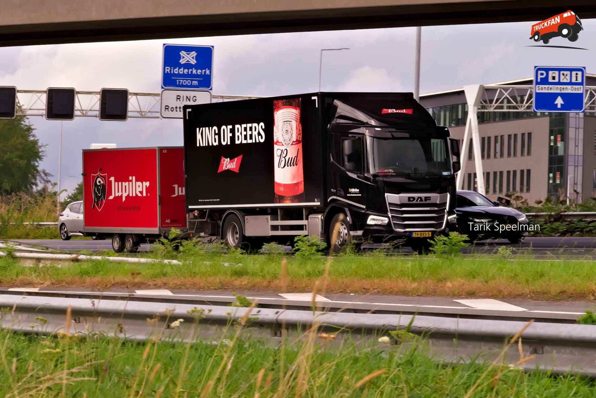 DAF XD vrachtwagen met kenteken 74-BXS-5
