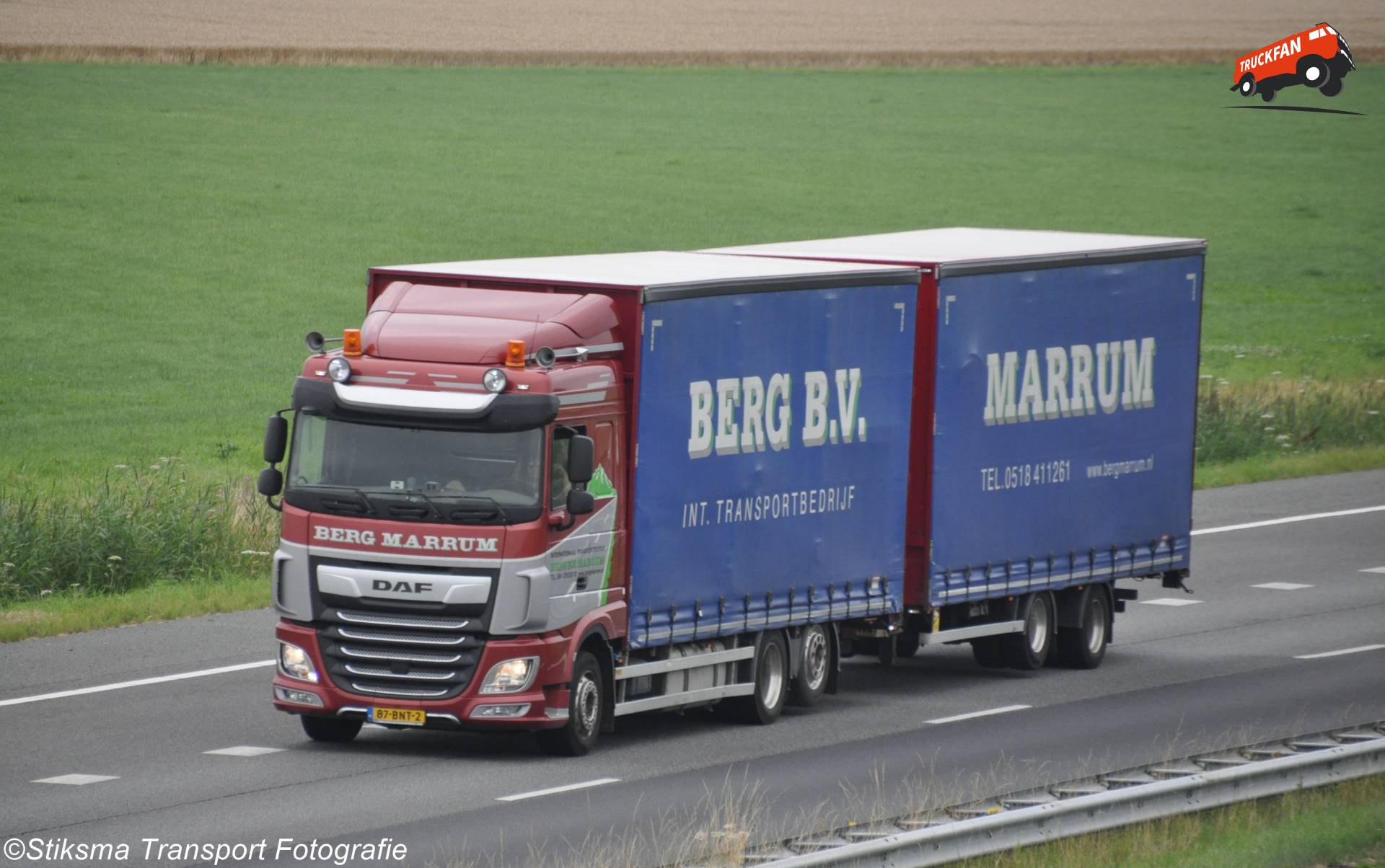 DAF XF Euro 6 vrachtwagen van Berg Marrum
