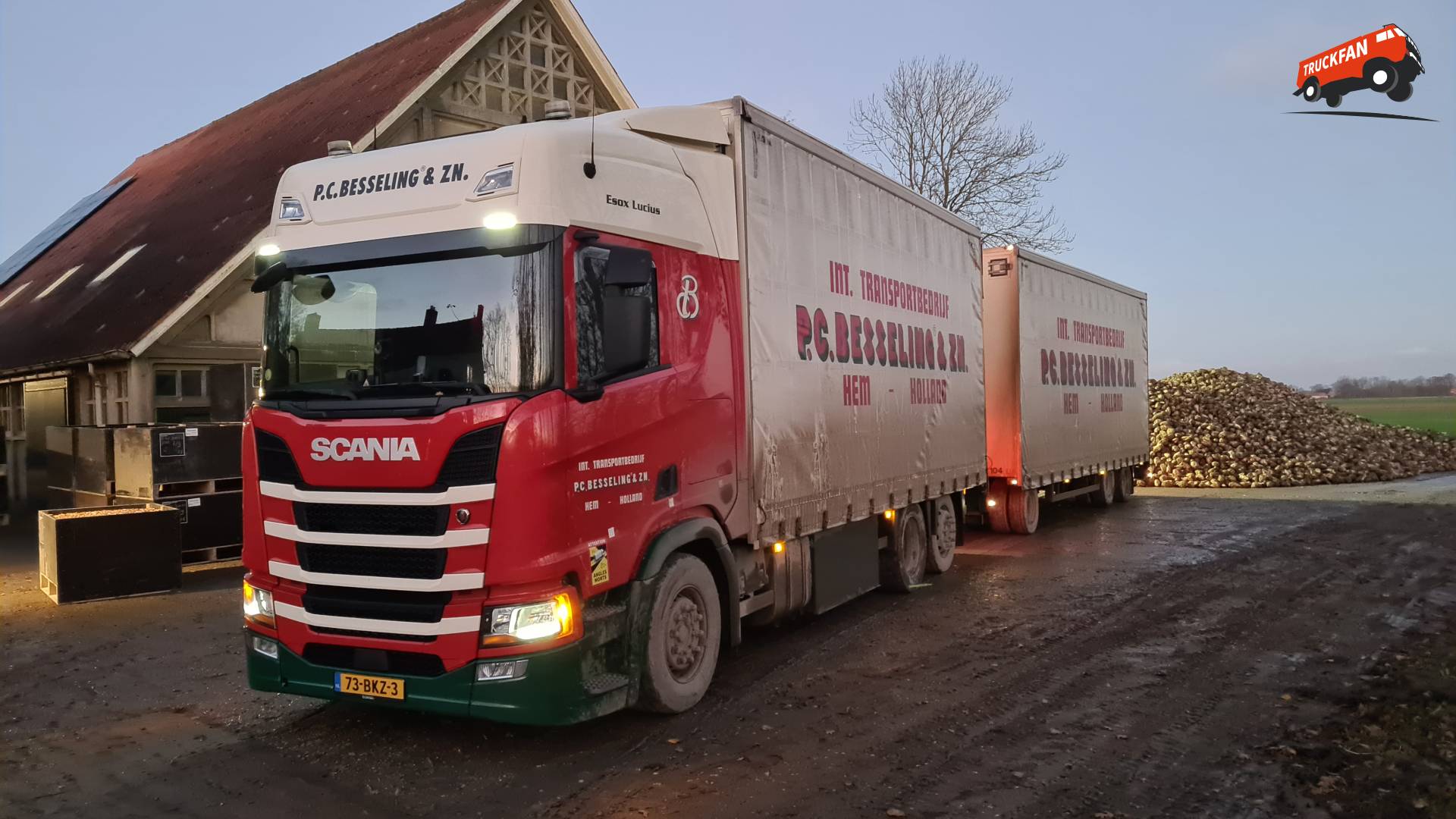 Scania R450 met Jumbo