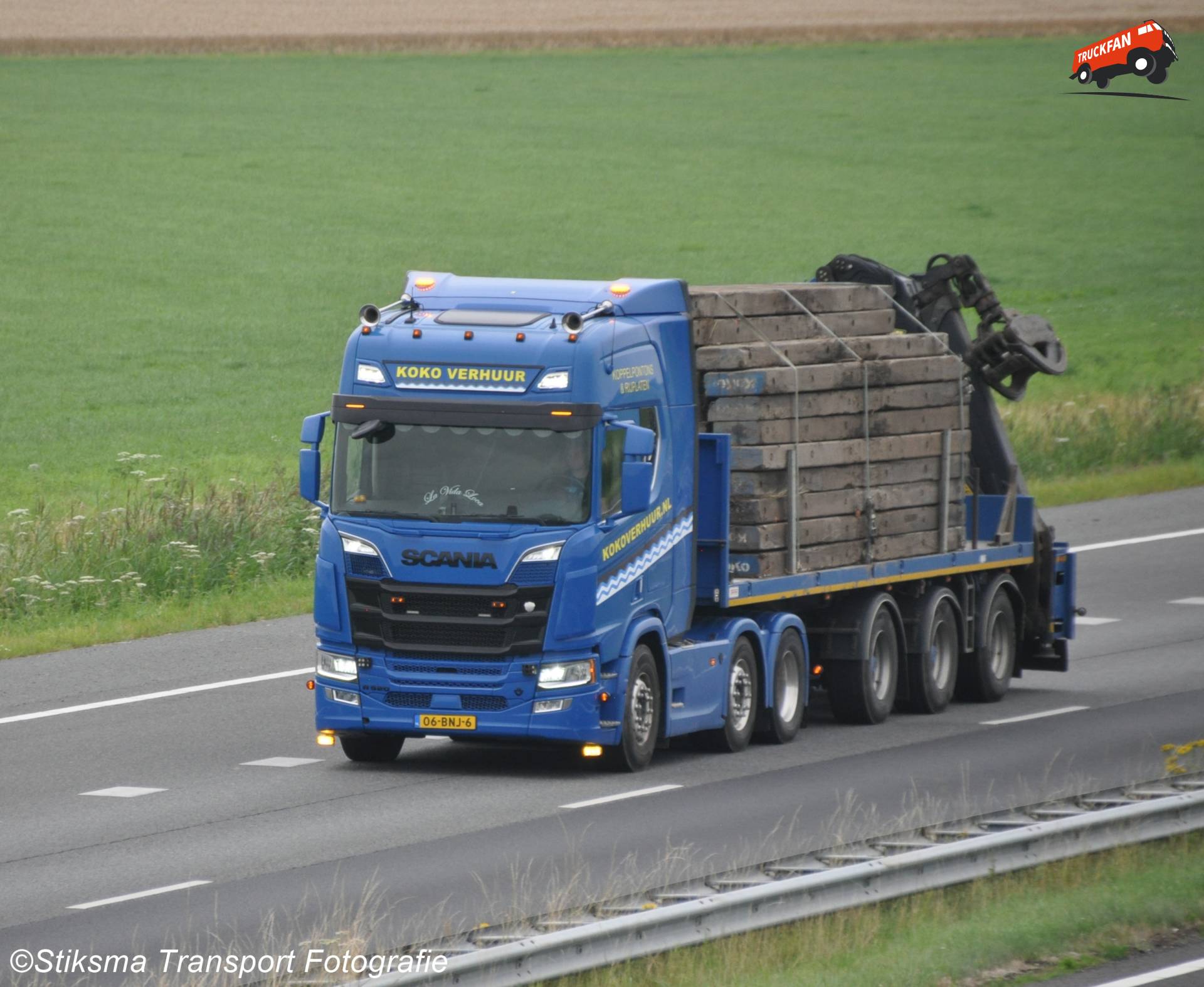 Scania R520 vrachtwagen van Koko Verhuur