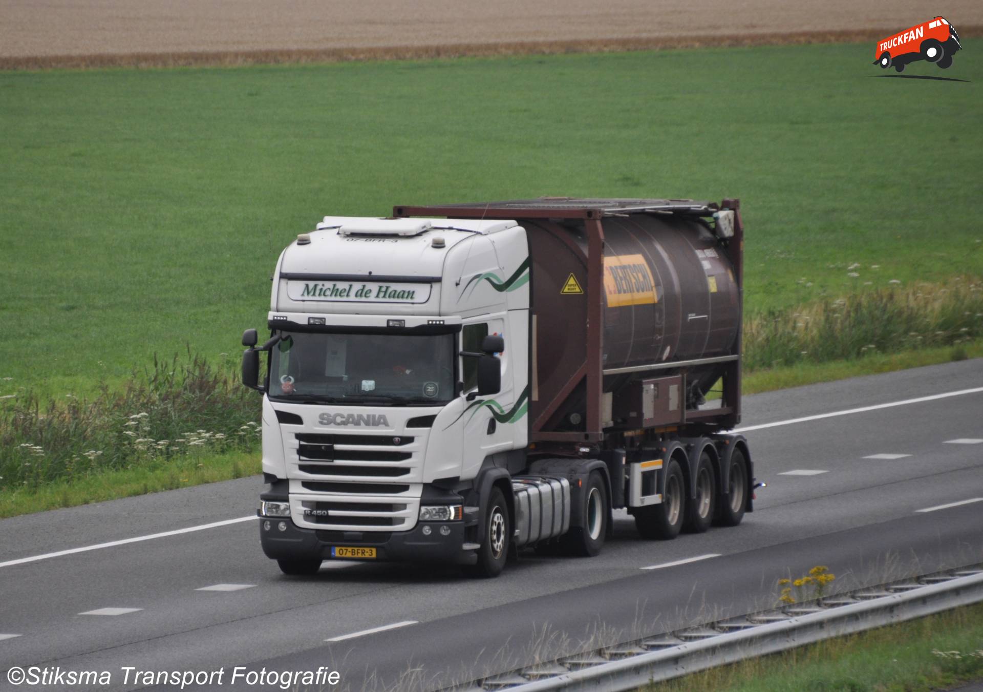 Scania R450 vrachtwagen van Michel de Haan
