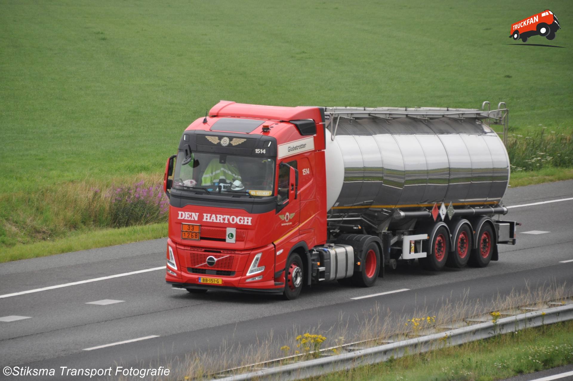 Volvo FH Aero vrachtwagen van Den Hartogh