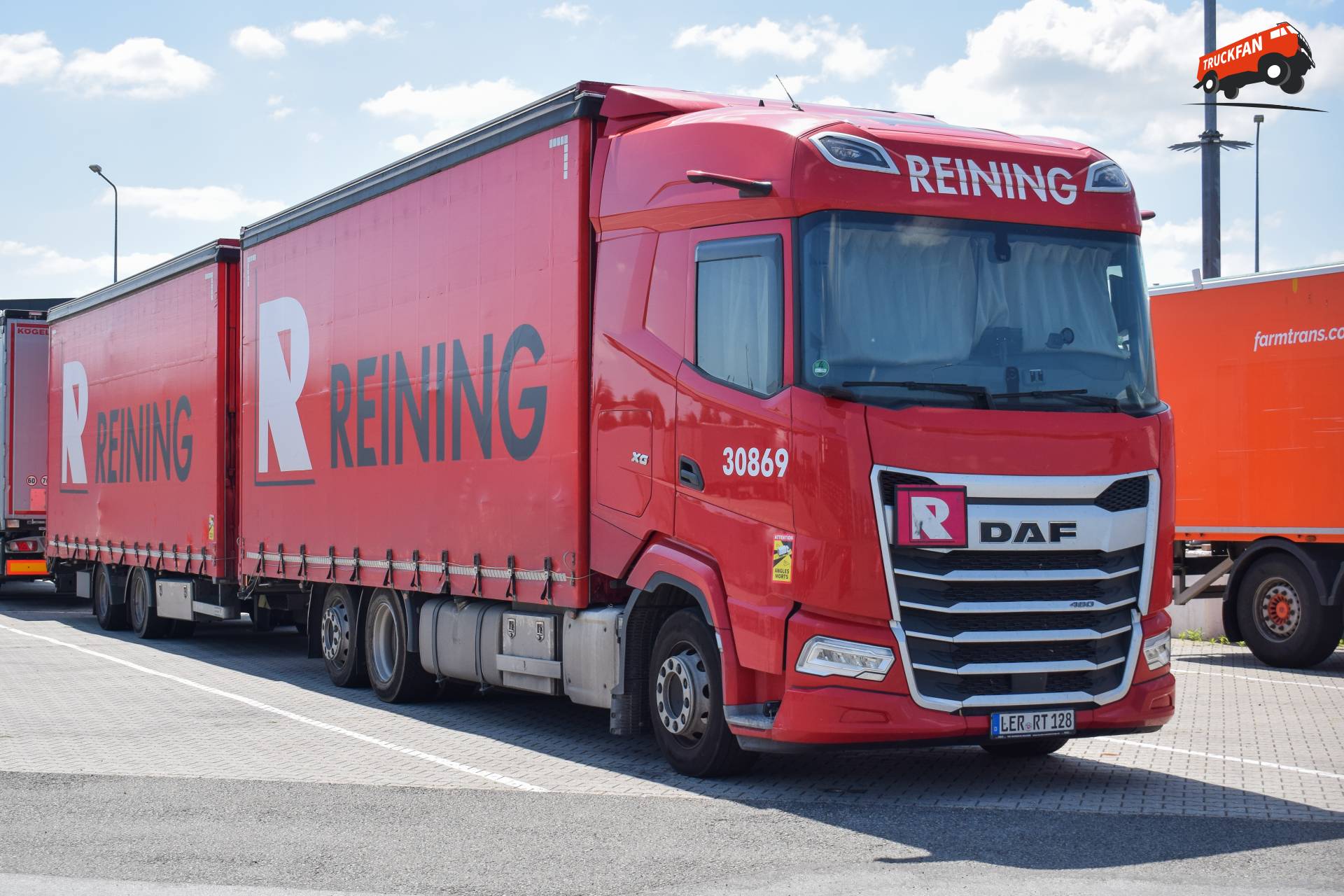 DAF XG 480 FAN Reining Transport Kolham