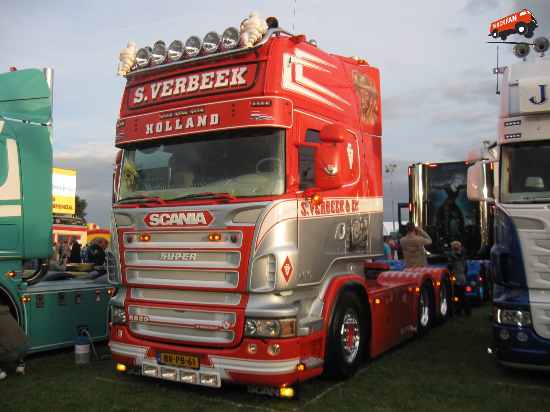 Mooiste vrachtwagen van 2009 en 2014, Scania R620 LA6X2HNB van 2005.