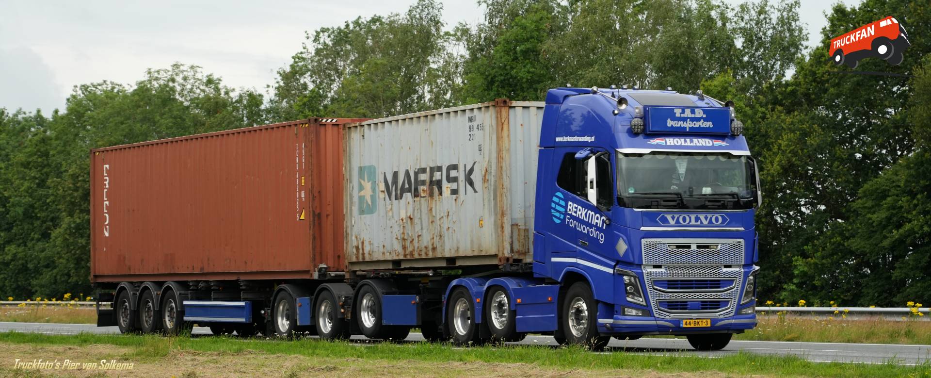Volvo FH4 vrachtwagen van TAD transporten