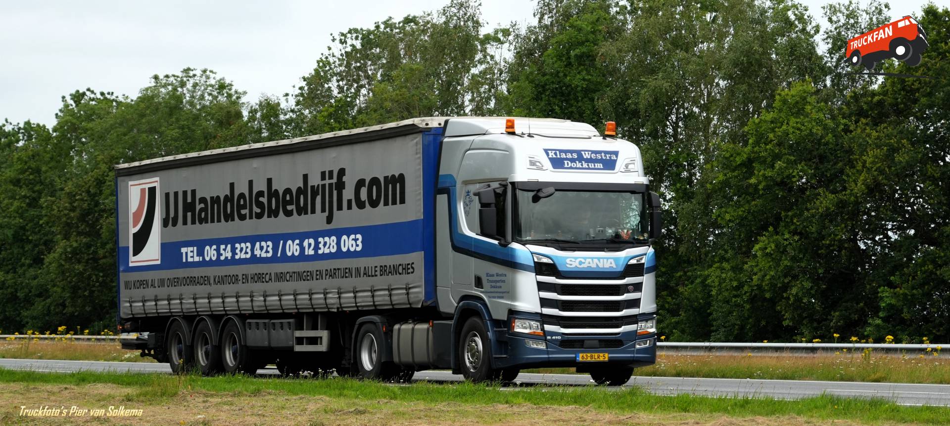 Scania R410 vrachtwagen van Klaas Westra