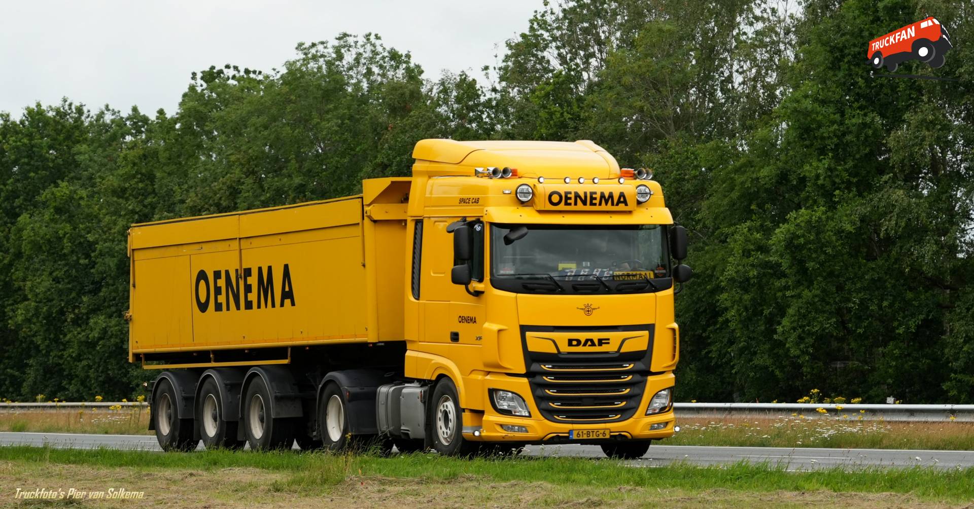 DAF XF truck van Bedrijf Oenema