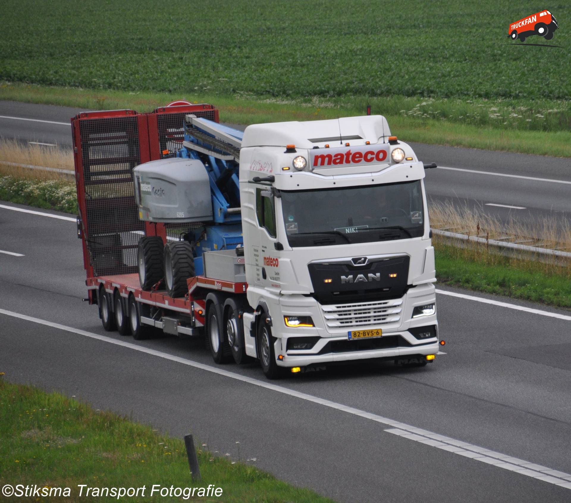 MAN TGX vrachtwagen van Mateco